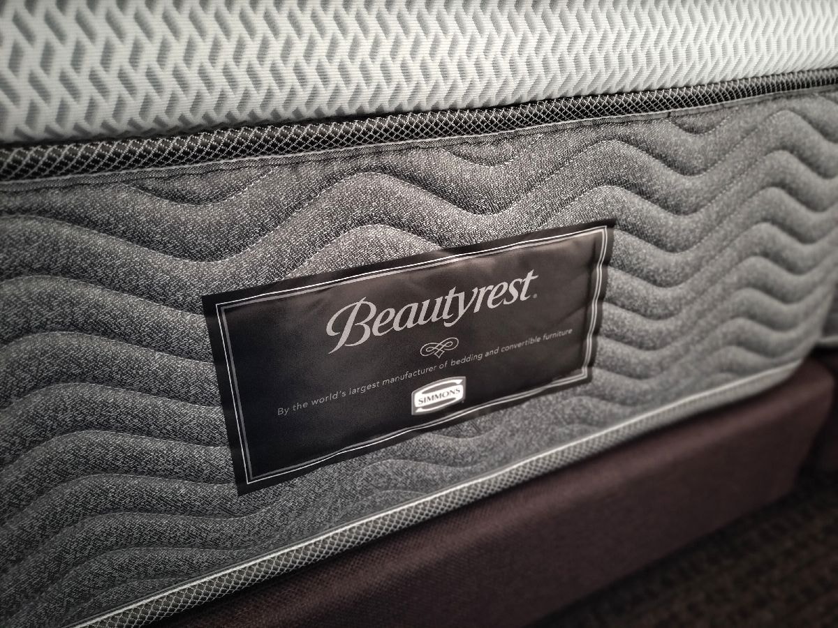 프리미엄 퀸 사이즈 더블 시몬스 최고급 클래스의 매트리스 베개 탑 첨부