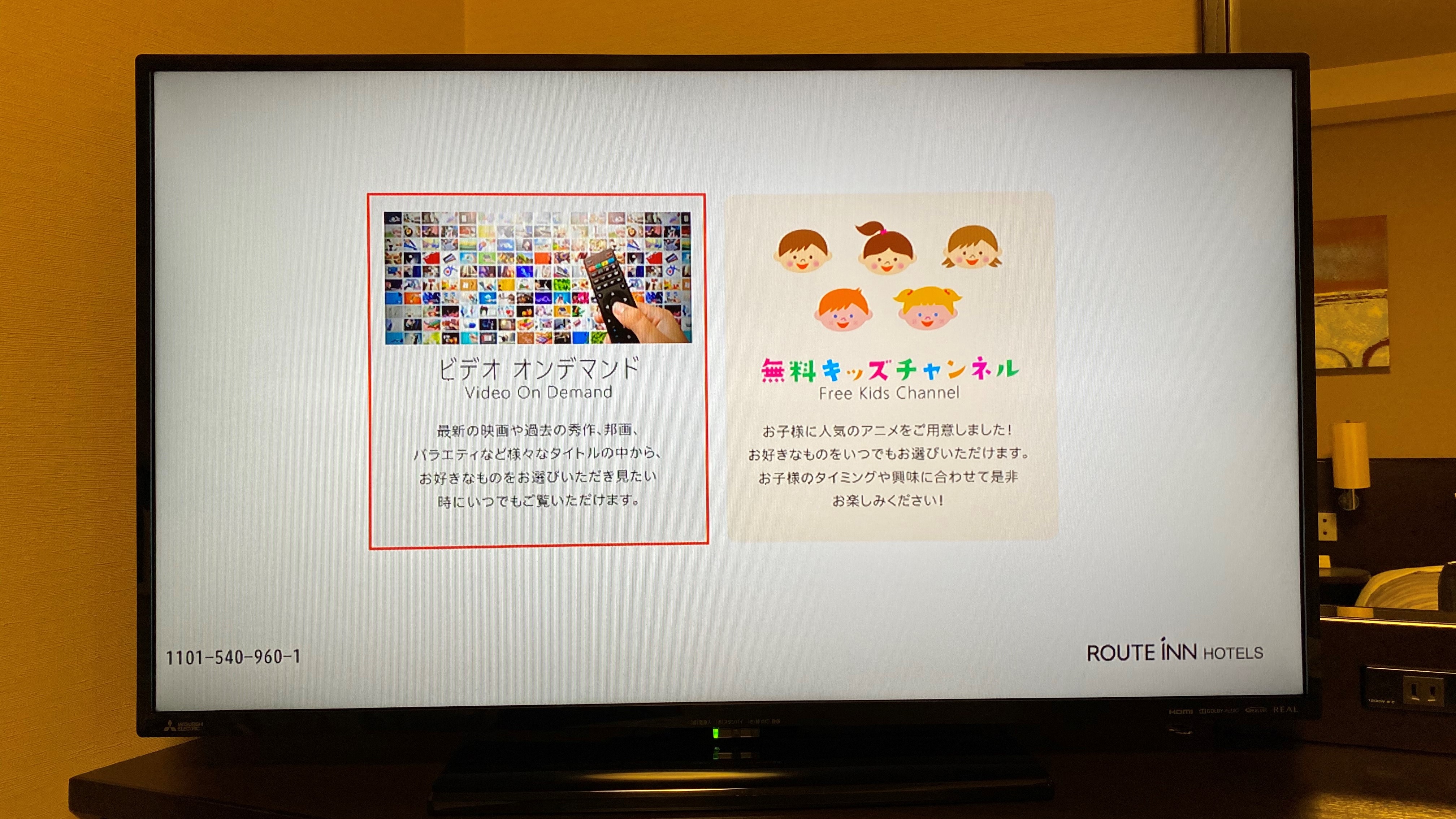 40-inch TV ◇ Double / Twin Room