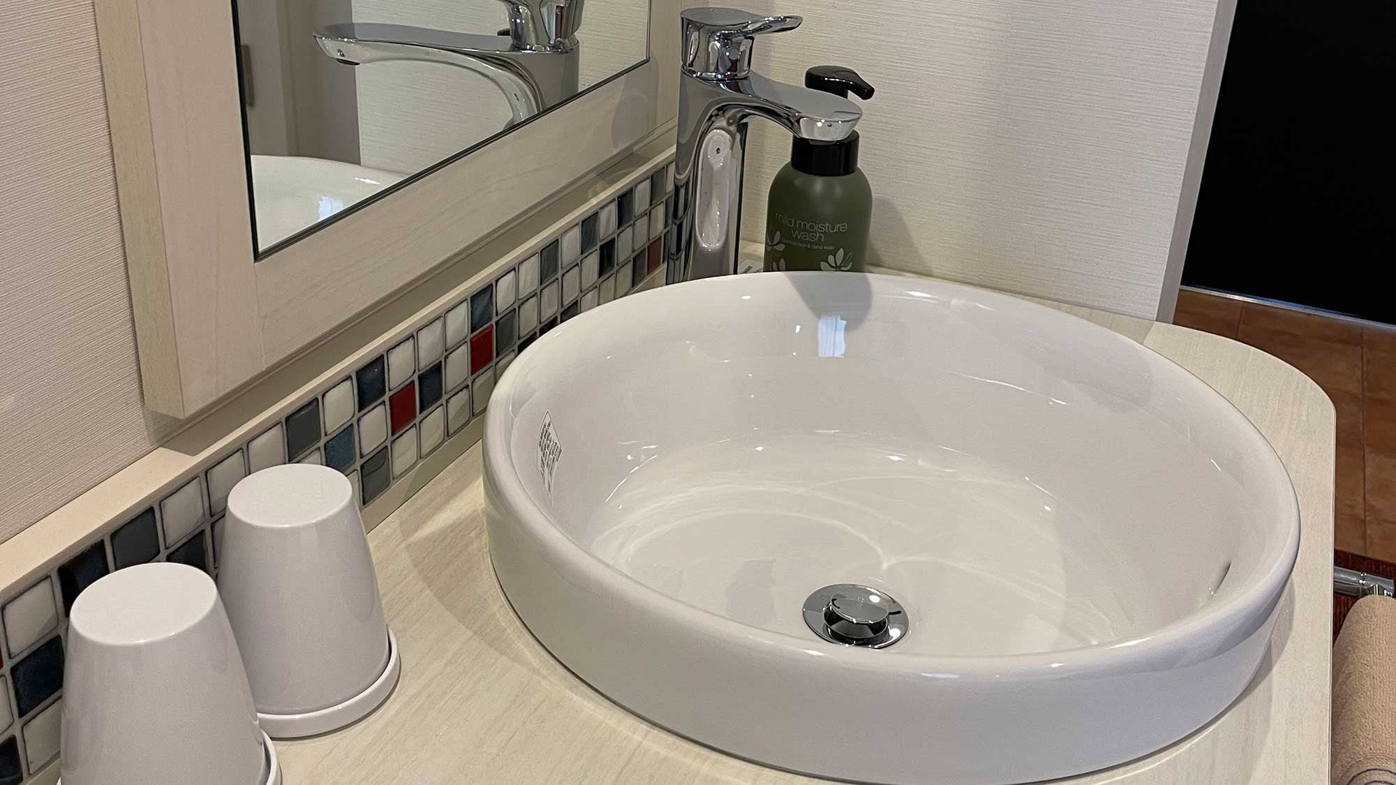 Washbasin (shower room type only)