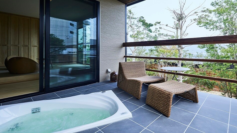 IBUKU villa open-air bath