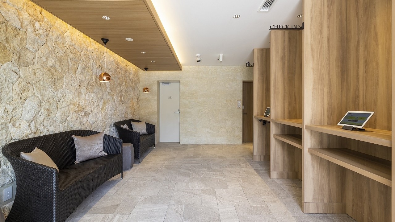 Check-in lobby