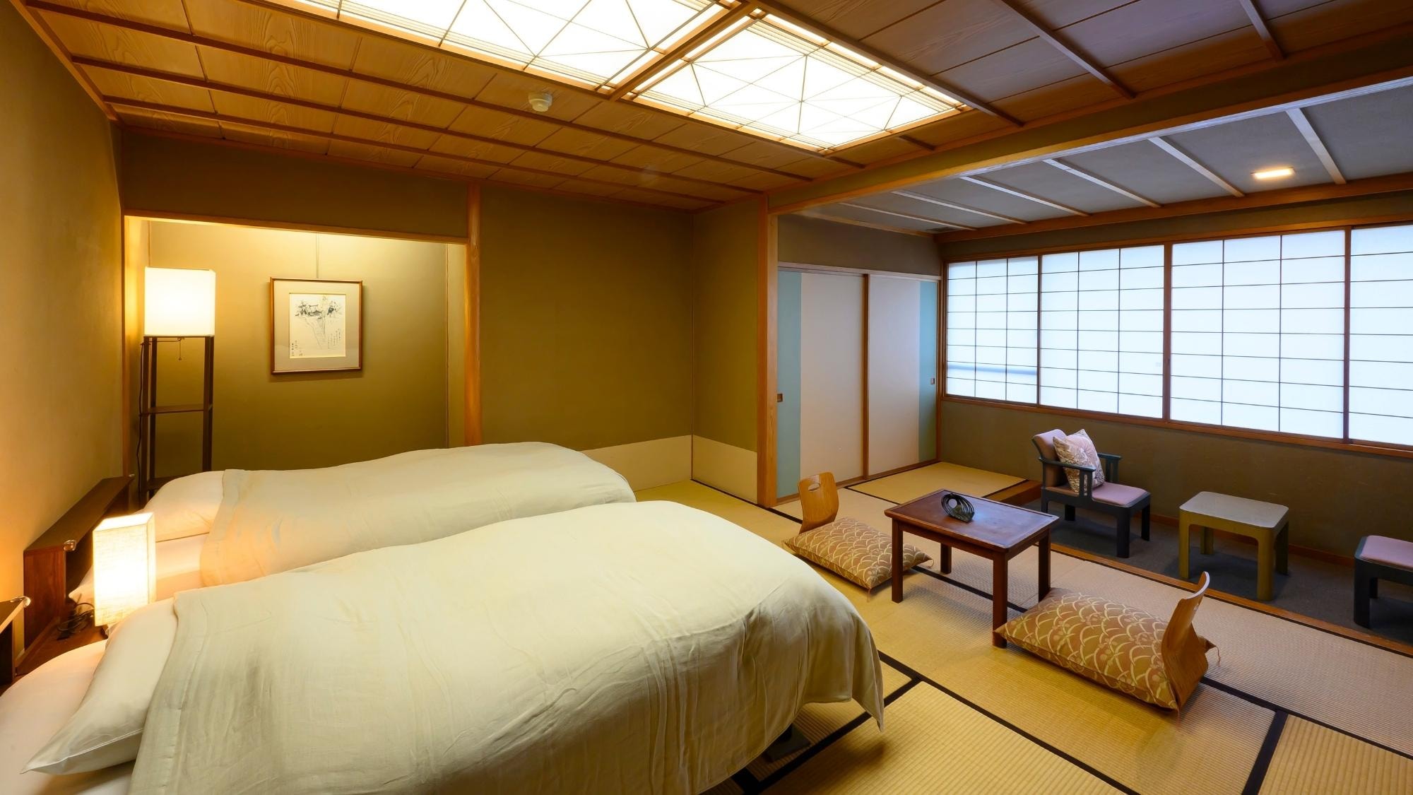 Directly connected to the large public bath! A Japanese-style bed room is now available in the popular Kitanomaru!