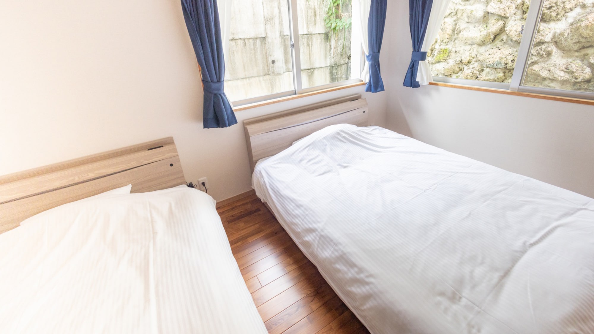 *【房間】臥室有兩張雙人床。