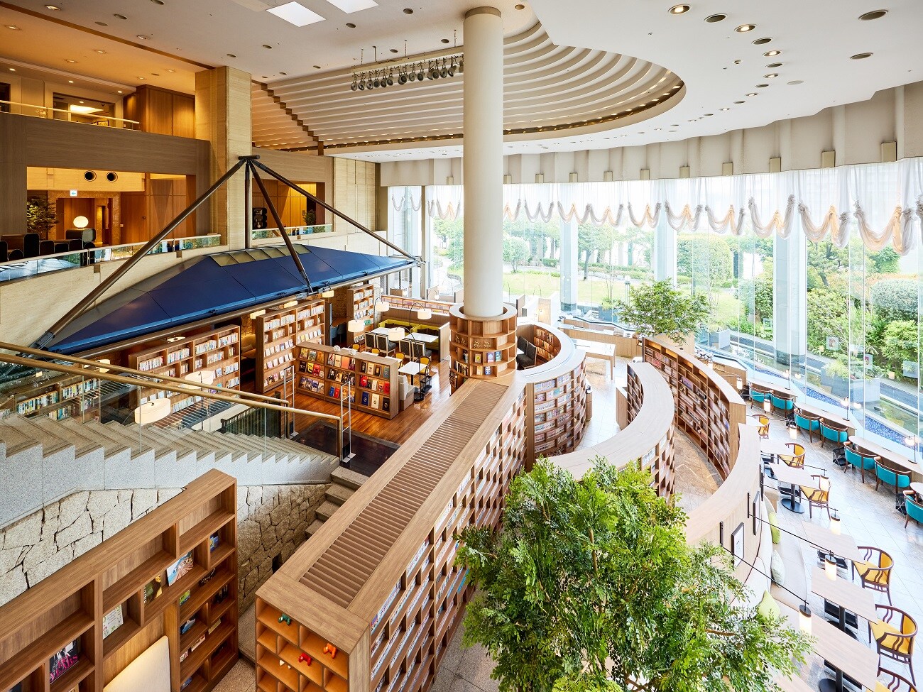 ภายในห้องรับรองของห้องสมุด