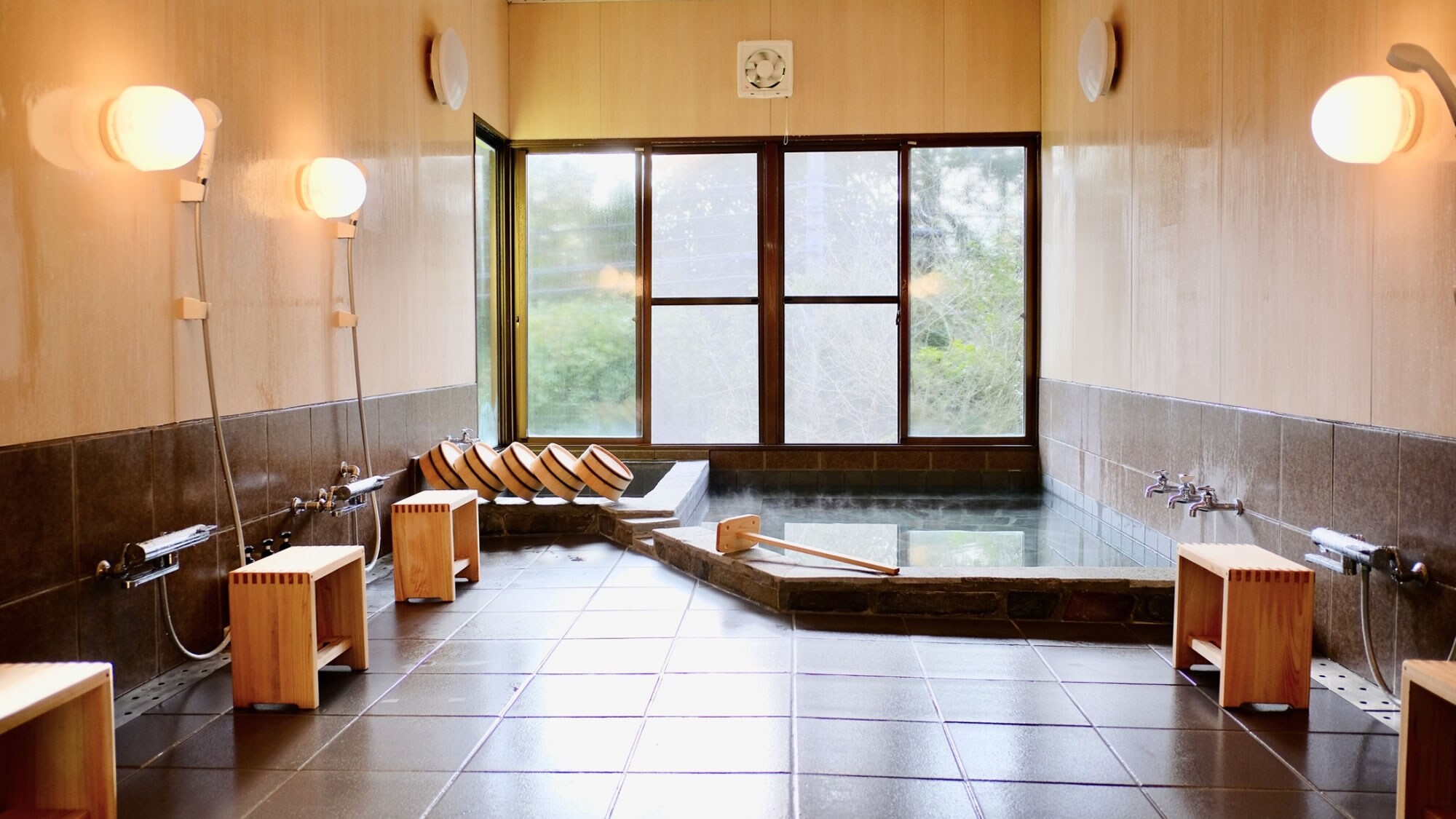 Free-flowing hot spring