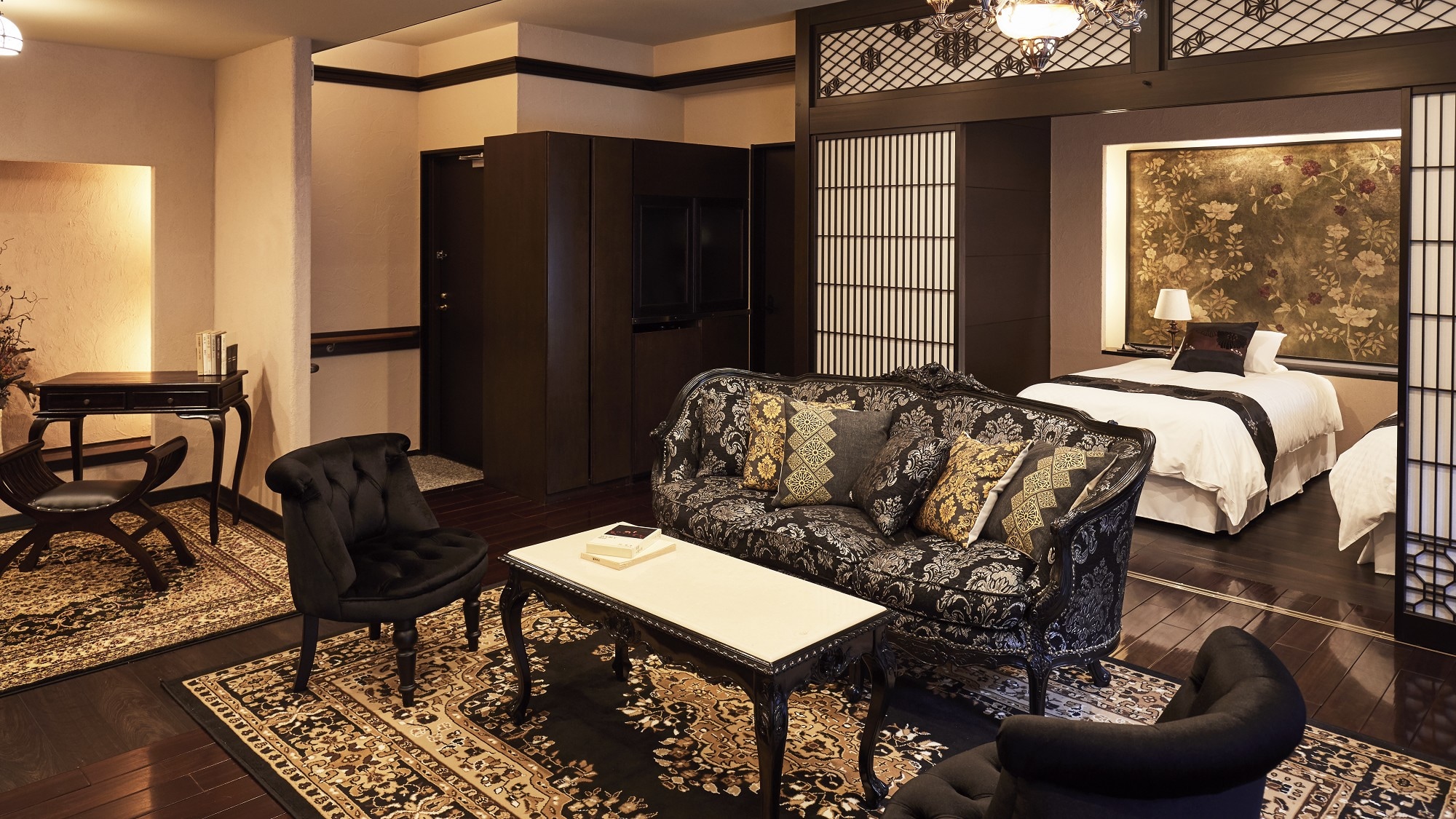 Tateshina Club Semi-Suite ◆Anda dapat bersantai di interior modern klasik.