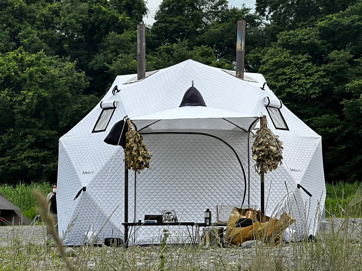 텐트 사우나 (외관)