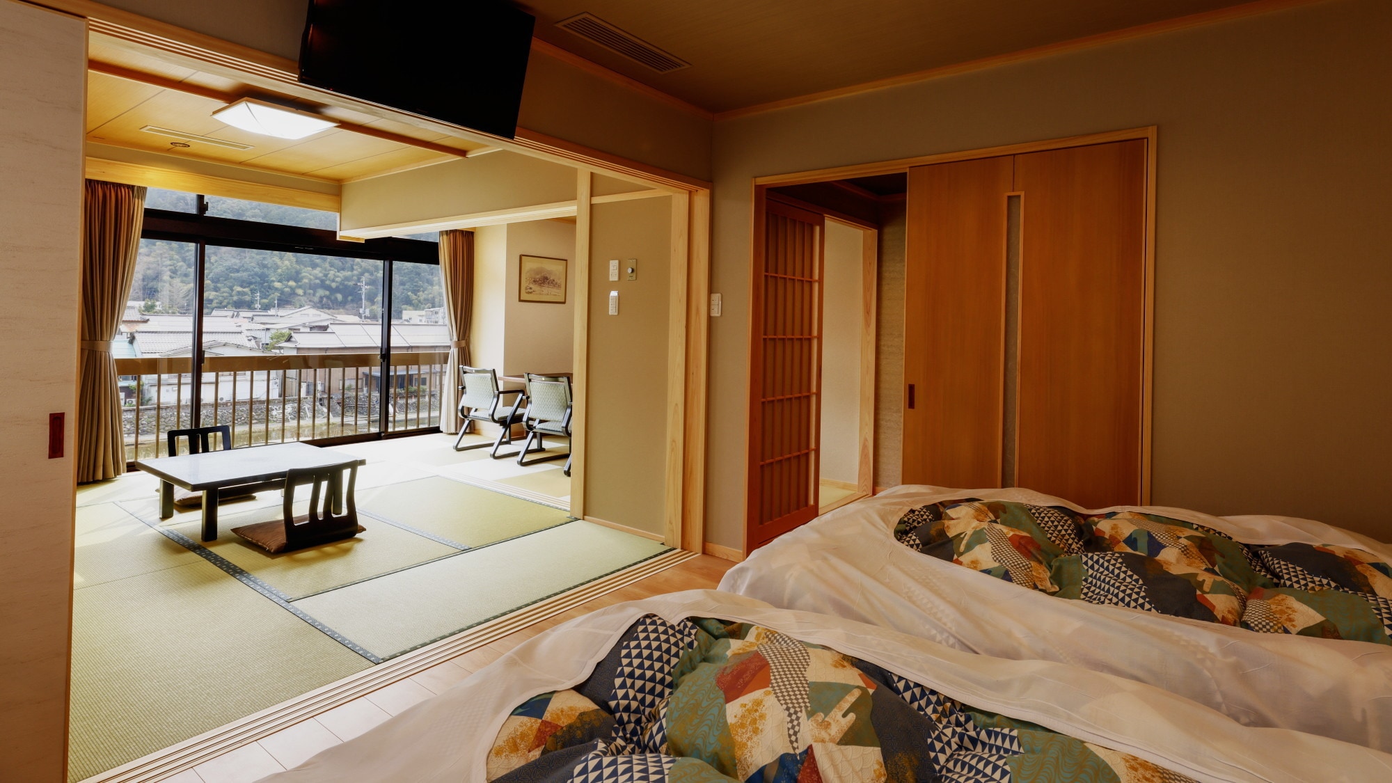 ■Junior suite with semi open-air bath "Sasafune/Tsukifune"