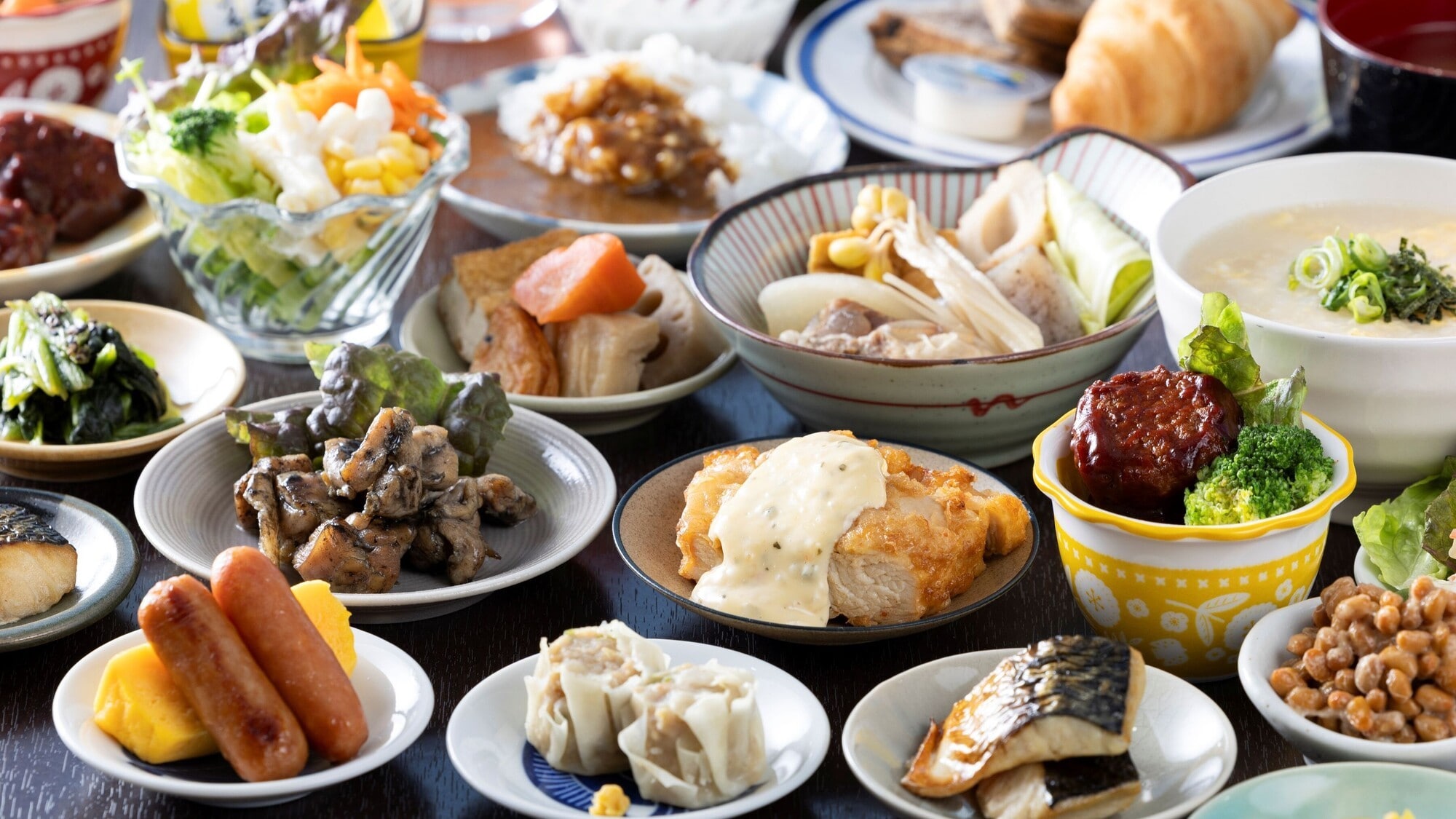 [Breakfast] Buffet serving example