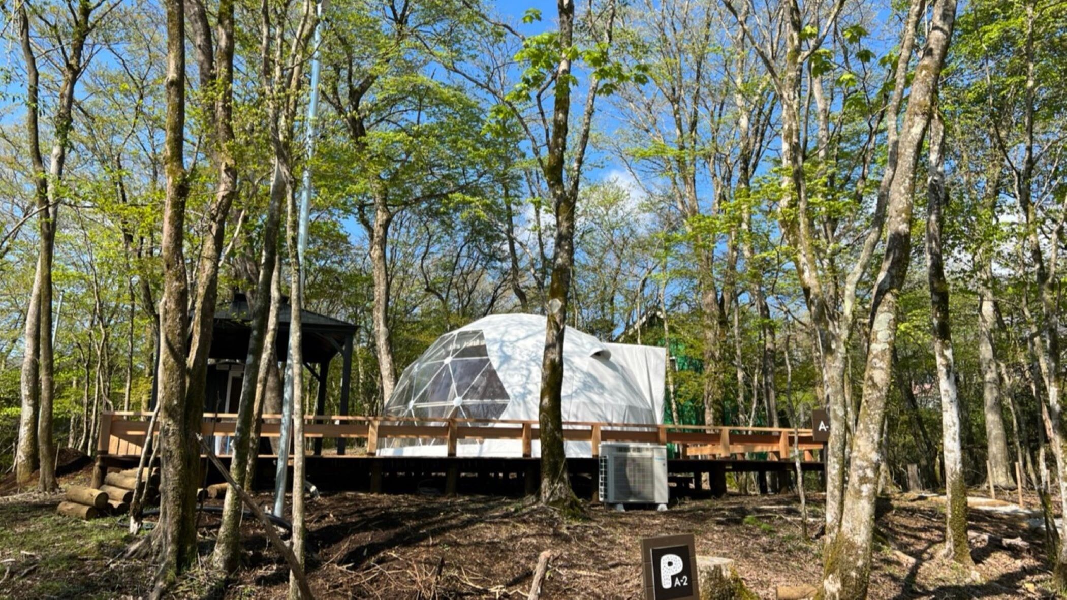 Dome Tent Standard View 5m Exterior