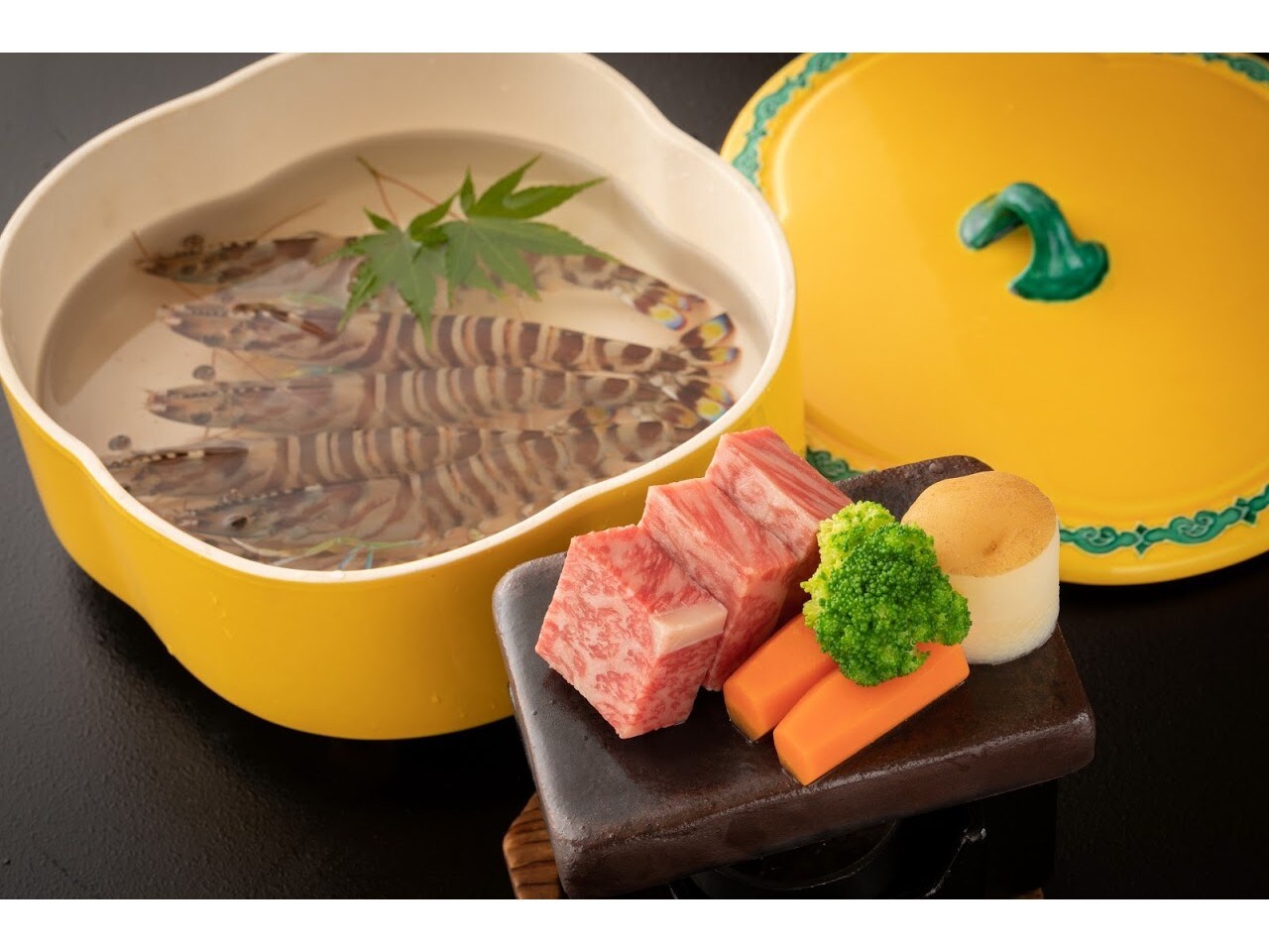 Shizuoka-raised with Tiger Prawns