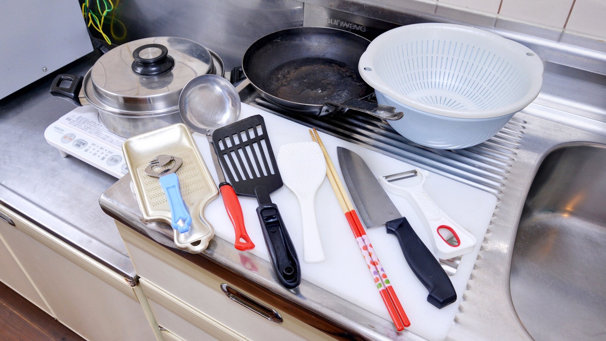 *[Contoh pondok keluarga] Peralatan memasak juga disediakan♪ Anda dapat memasak makanan Anda sendiri★ (※Sumpit saat ini tidak tersedia)