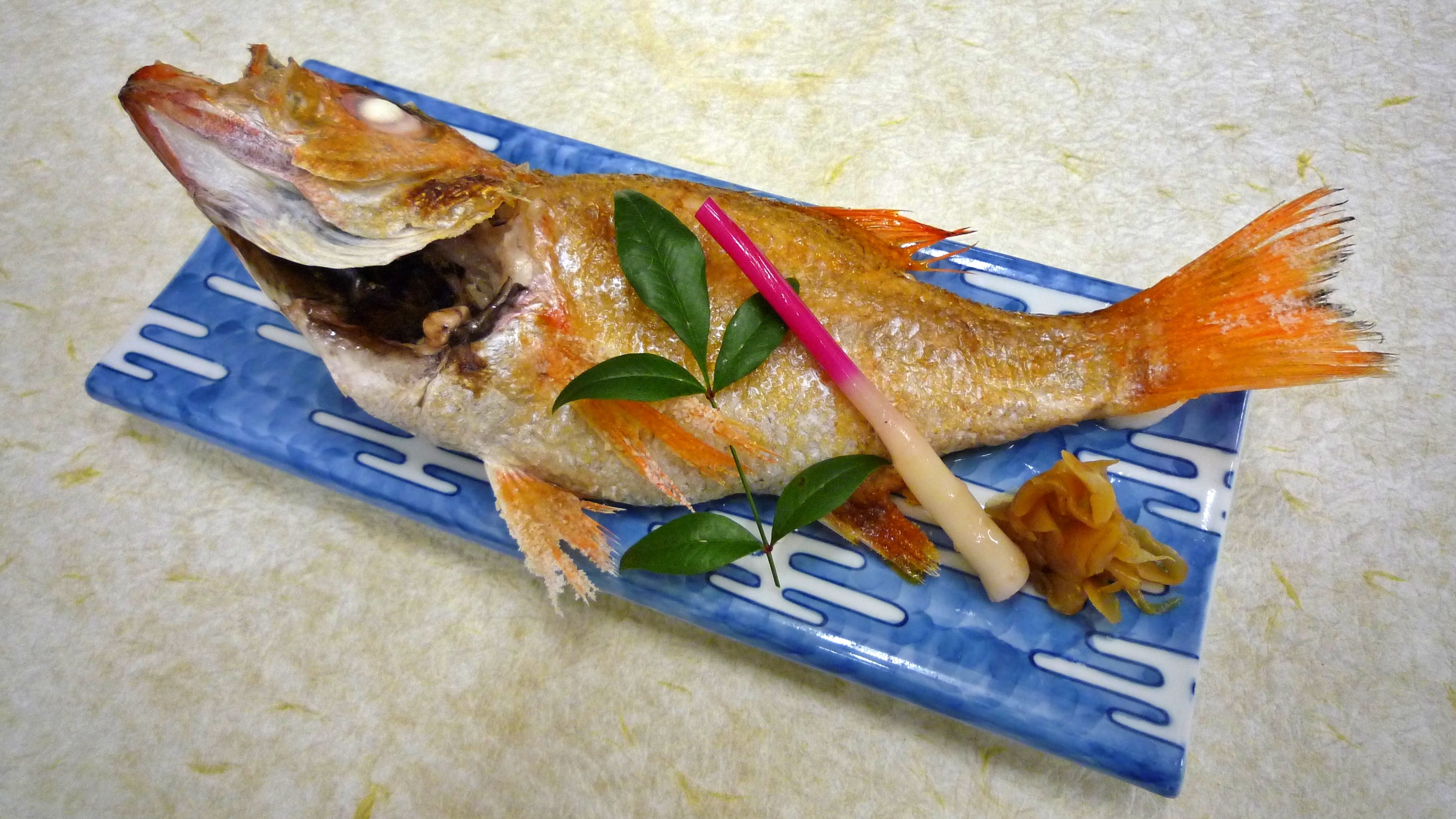 菜色範例：可以品嚐到時令食材的味道。