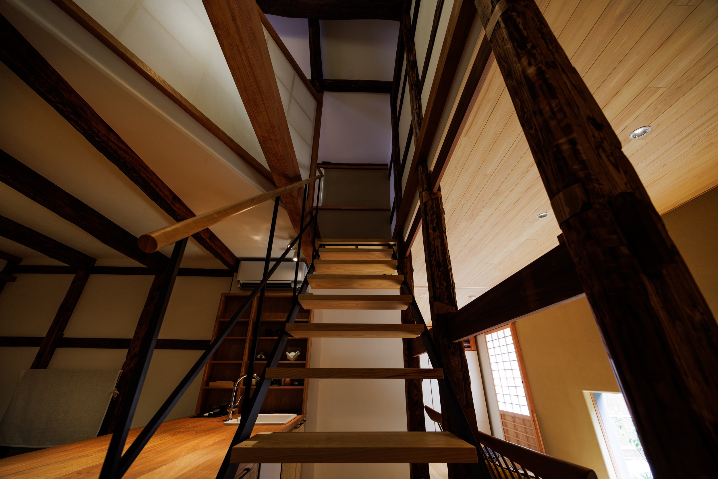 Storehouse room stairs