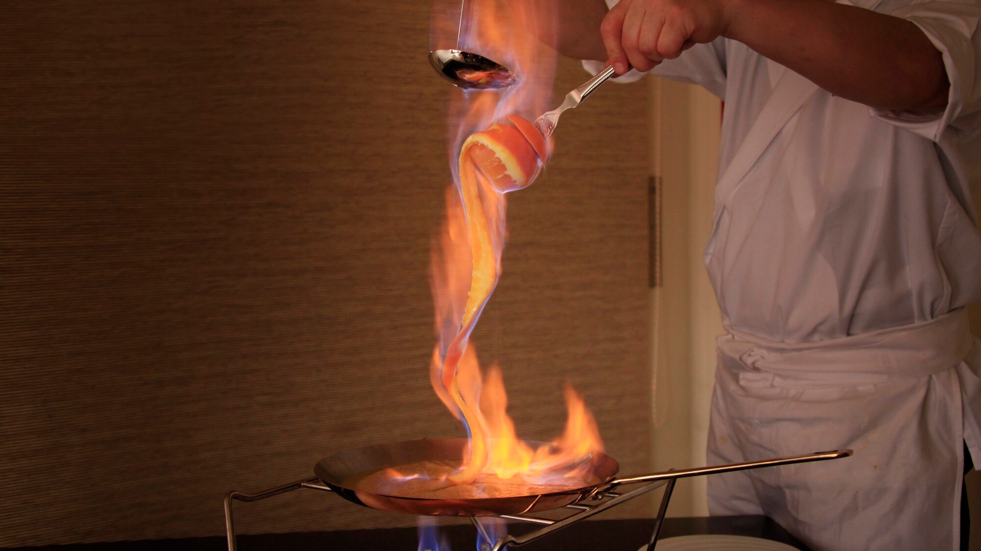 [Crepe Suzette] Produksi api (contoh)