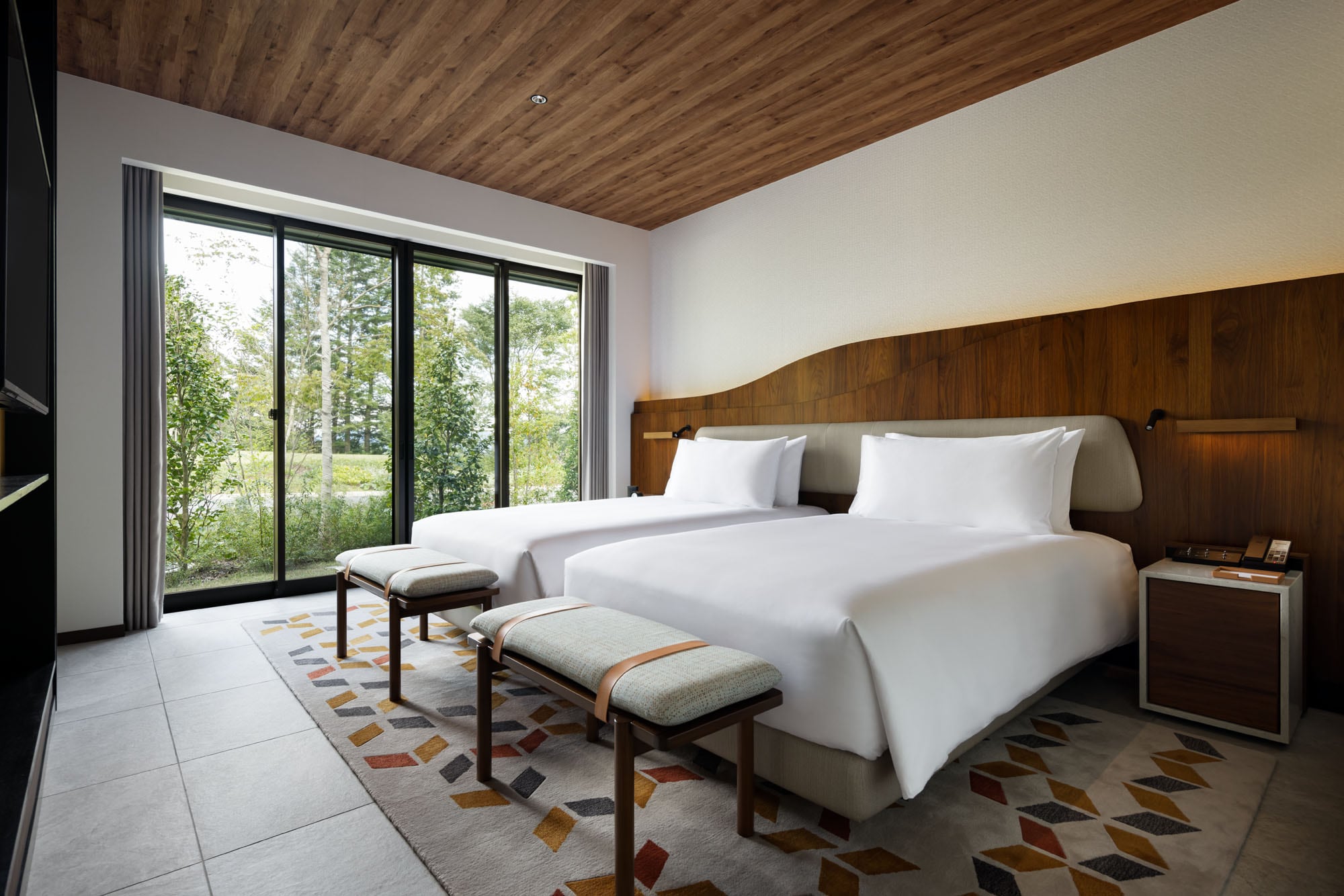 Garden villa bedroom