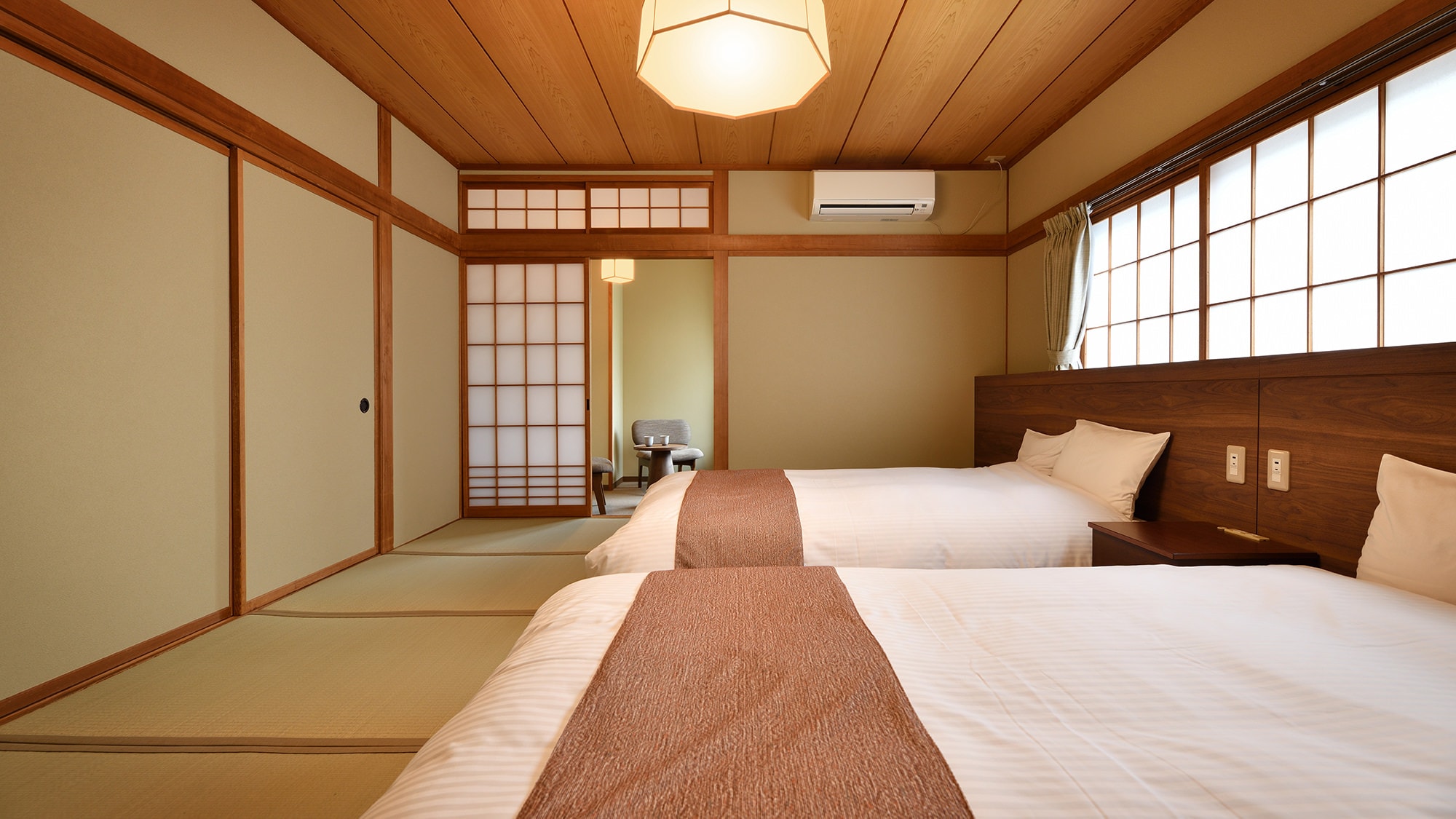 Japanese style twin room with 10 tatami mats and shower room, Tamayuki/Watayuki