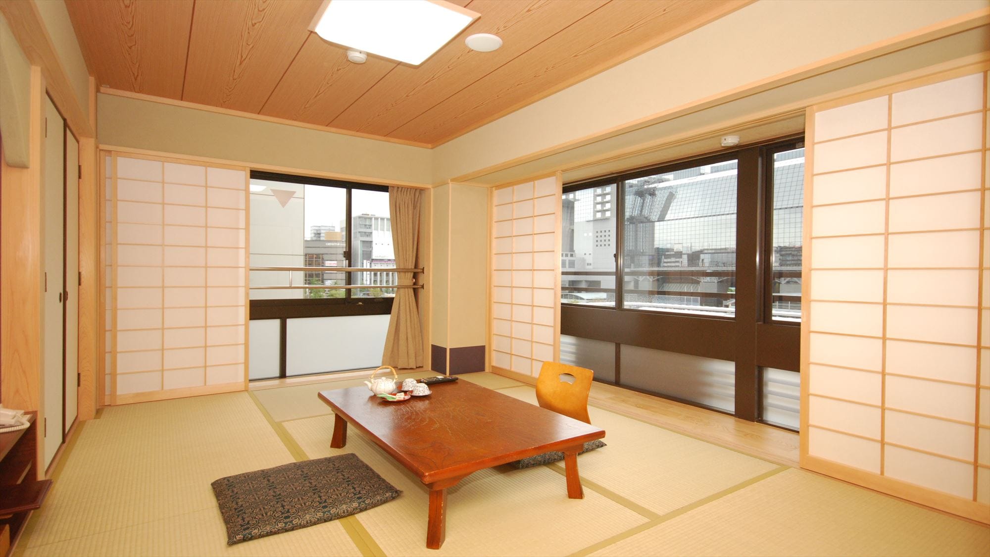 Kamar bergaya Jepang modern Jepang 6 tikar tatami (dengan bak mandi dan pancuran / toilet / Gedung Utara)