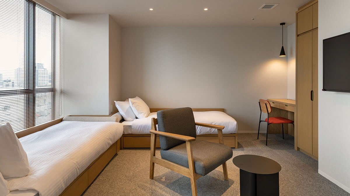 [Deluxe Double] Family room that can accommodate up to 4 people. Ideal for families and groups.