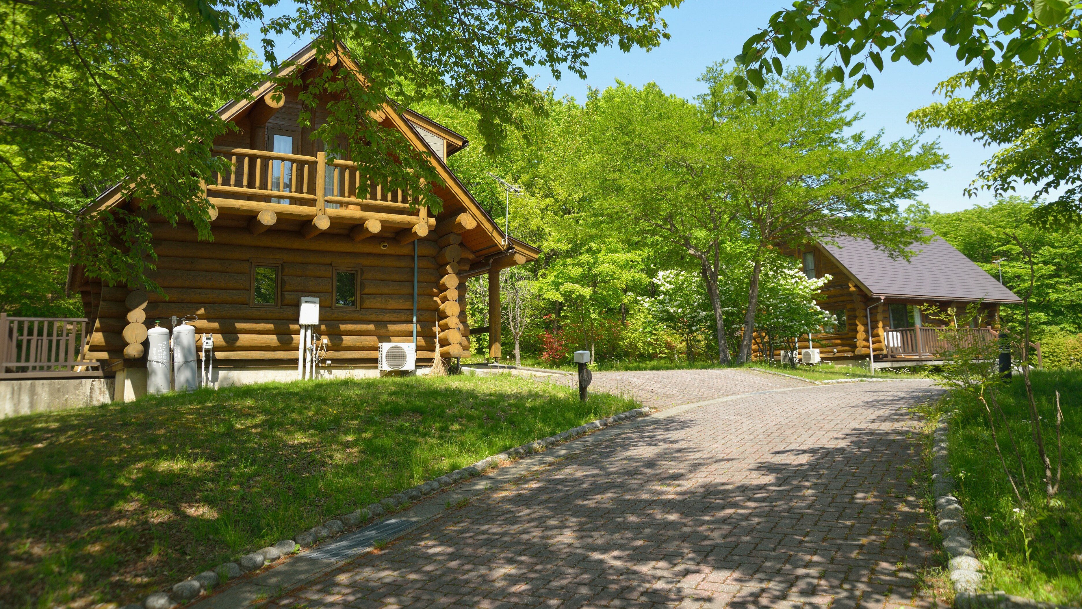 Log house exterior