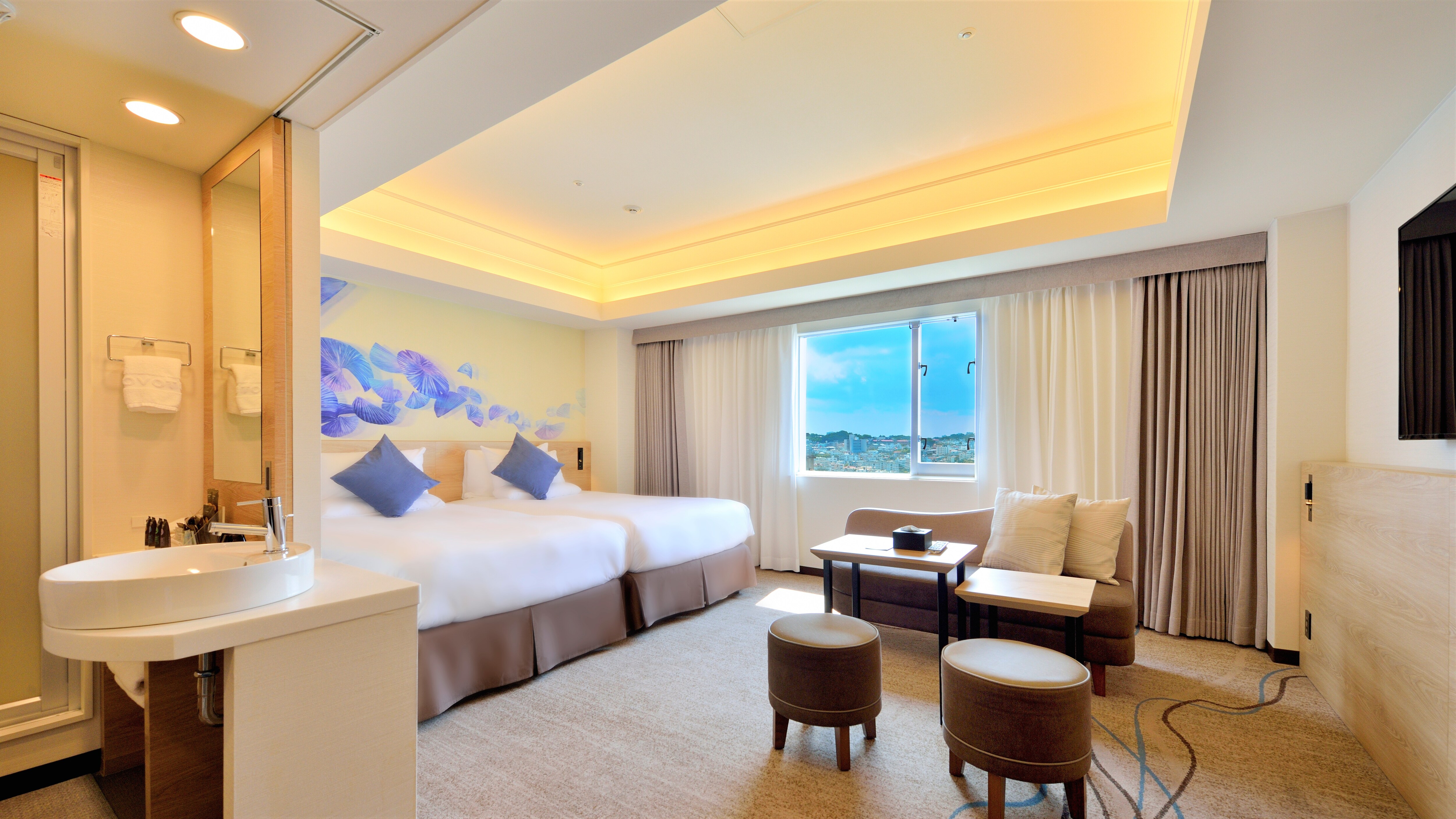 [Executive Deluxe Twin 34㎡] Up to 4 adults can be accommodated by adding a bed.