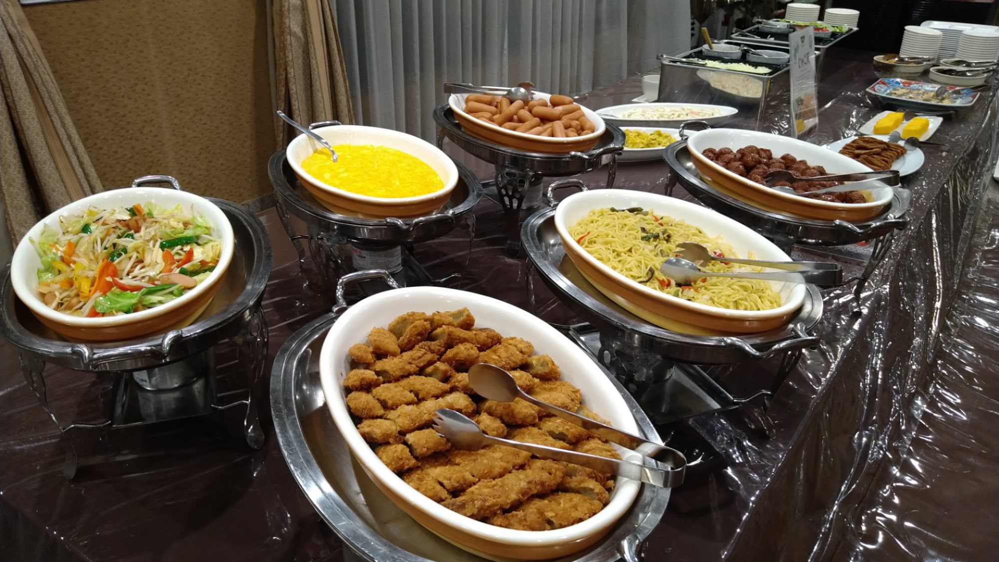 sarapan prasmanan! 】Klasik! Hidangan telur & sosis