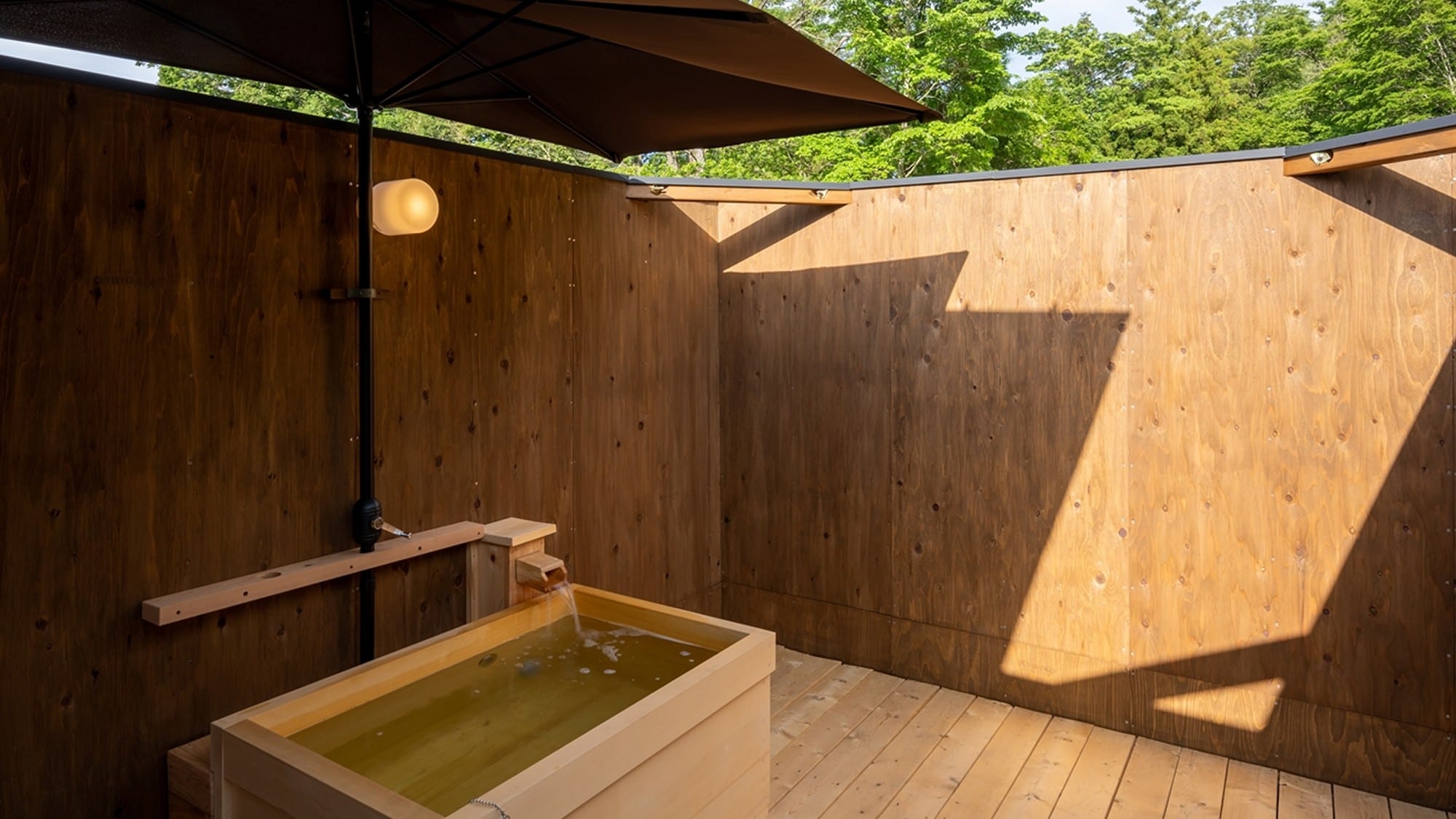 [Private area] All rooms have an open-air bath! Relax in the bath and look up at the sky for a refreshing feeling.