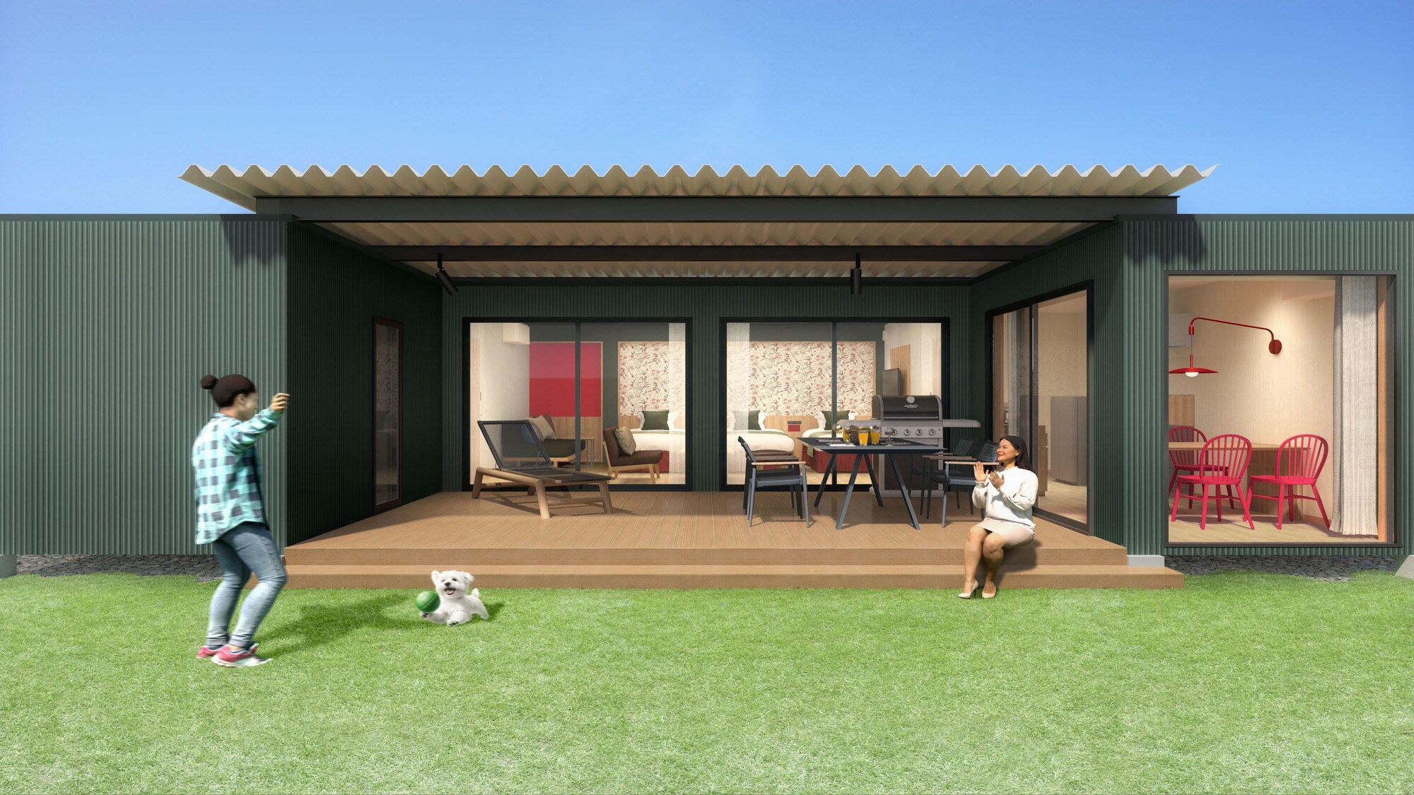 NEW [Private dog run and sauna included] Garden Terrace Villa image