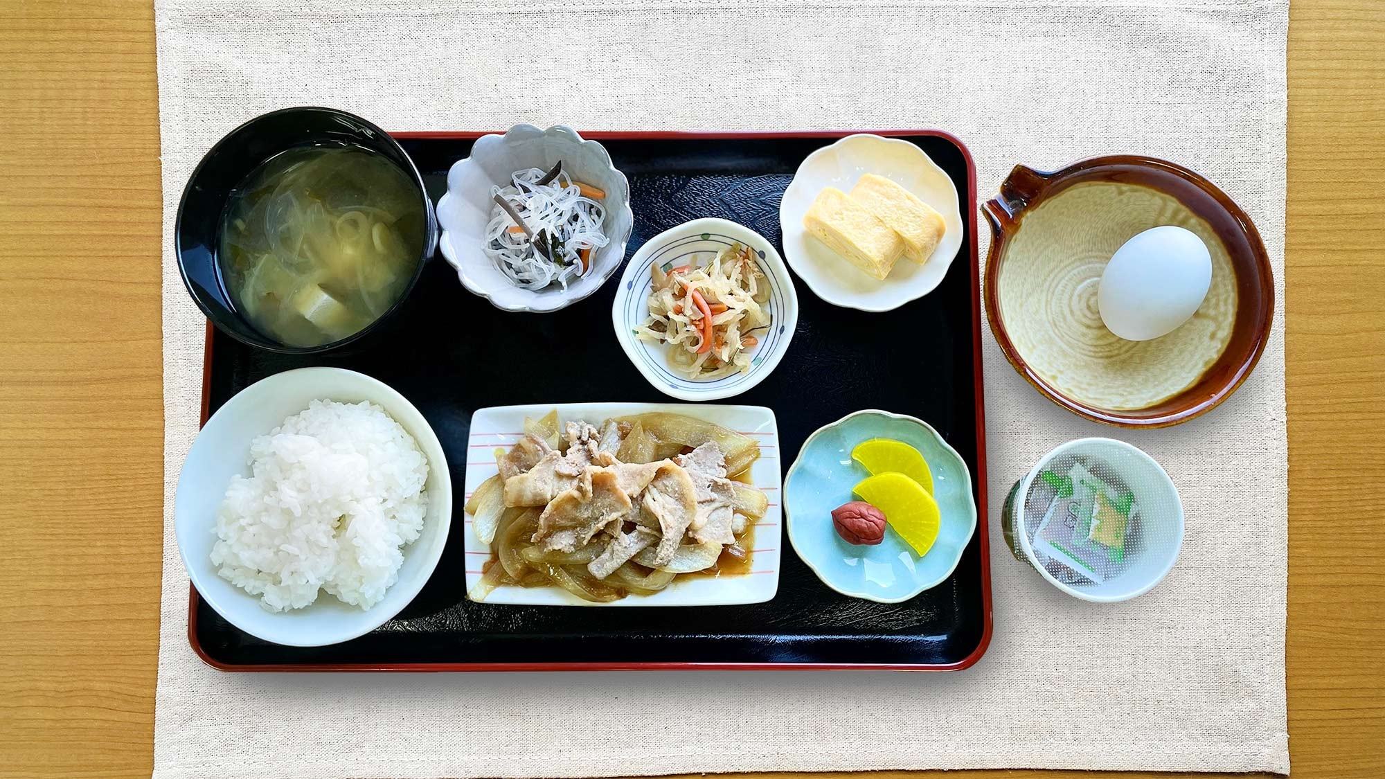 [Japanese breakfast] Daily set meal *Image
