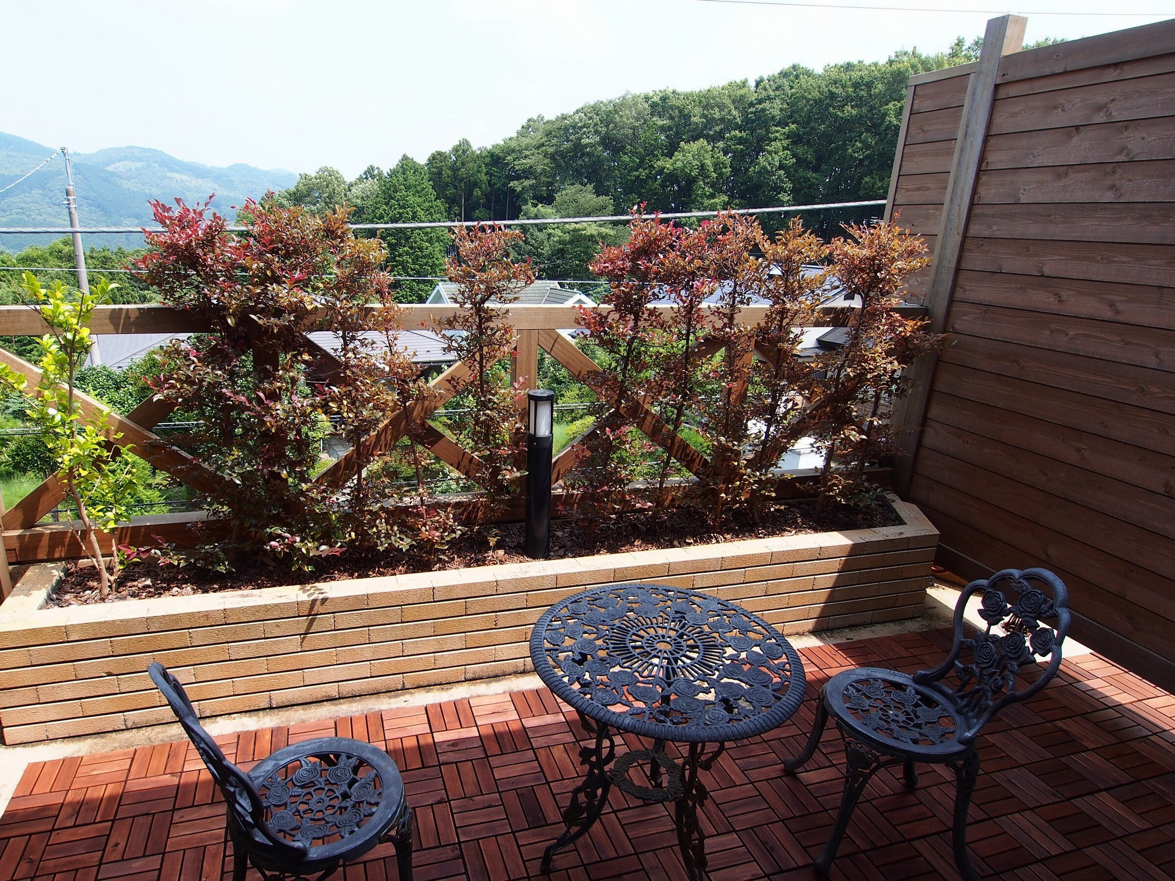 30㎡, no open-air bath, for 2 people, wooden deck terrace