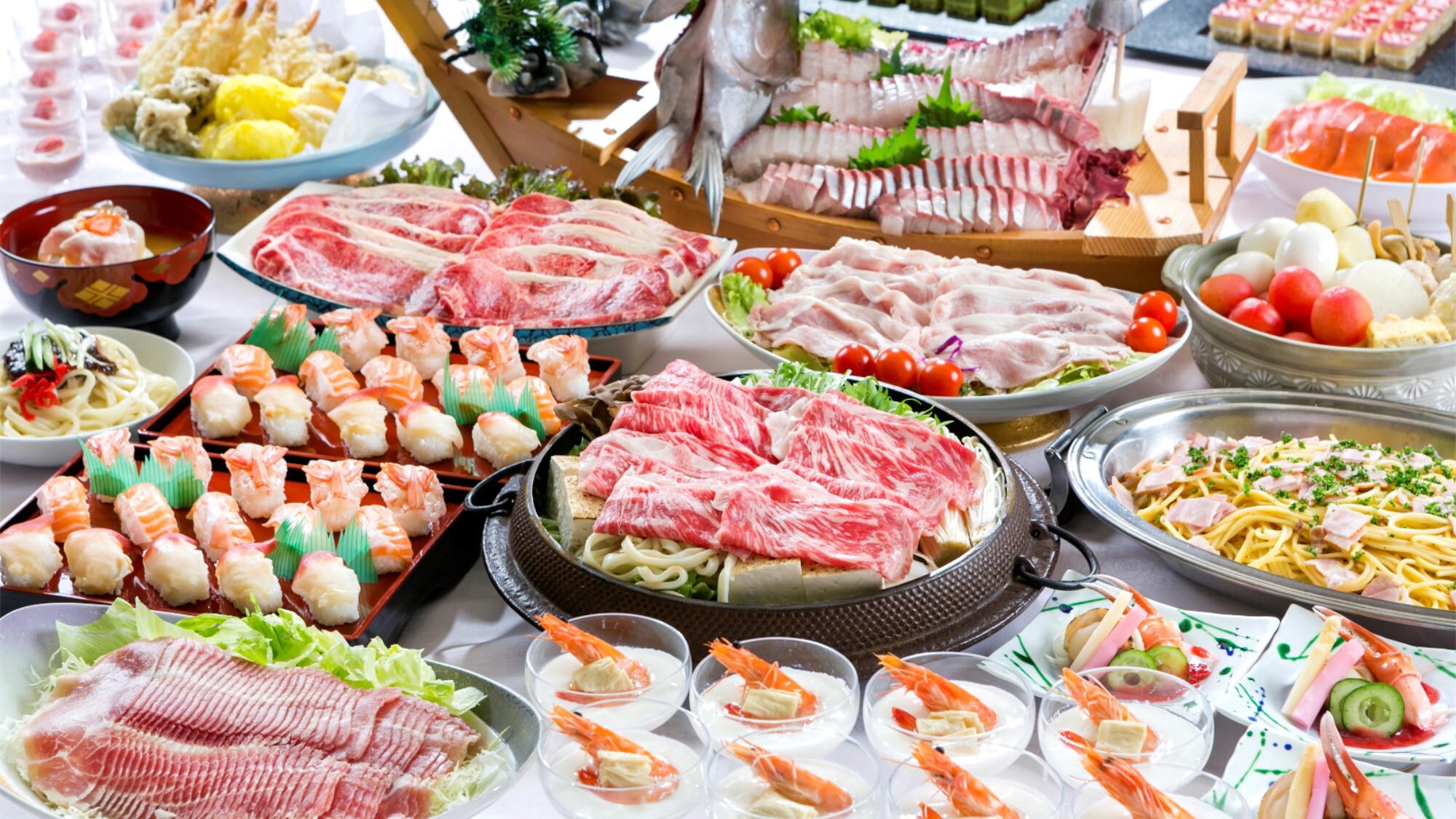 Hình ảnh buffet tối