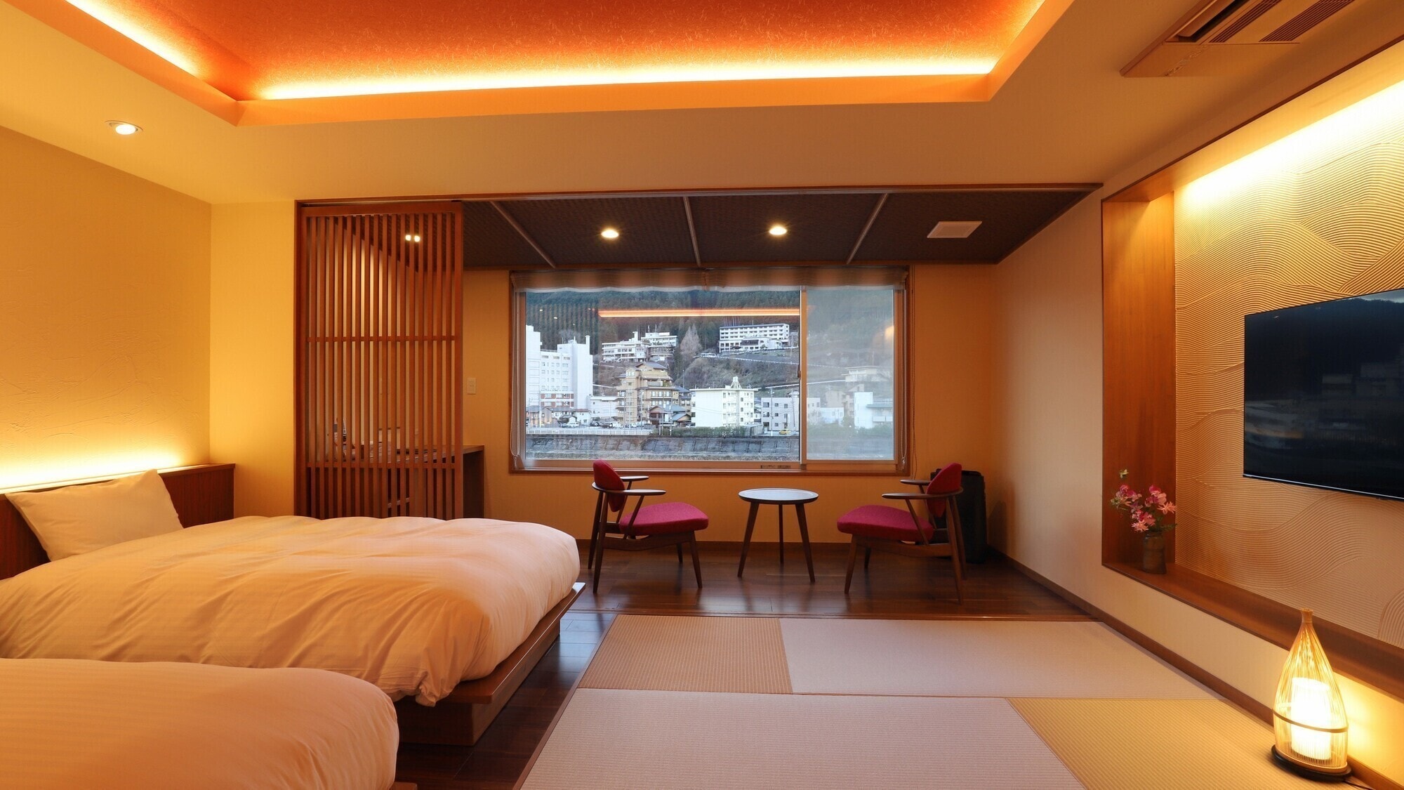 Ryoshokan [Non-smoking] Japanese-Western style room R with hot spring bath