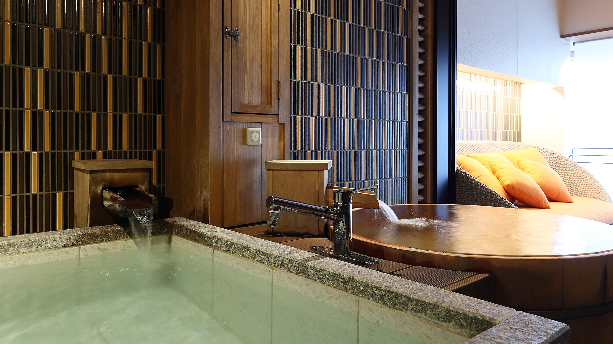 [NEW OPEN in April 2023 Gem] Semi-open-air bath + sauna + cold bath + king size bedroom