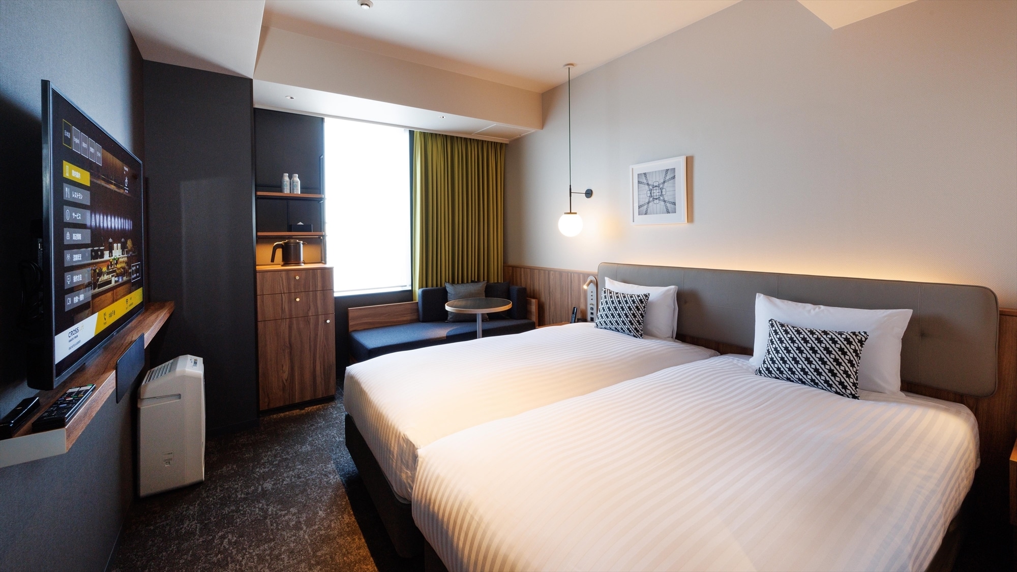 [Comfort twin] A simple twin room with two single beds.