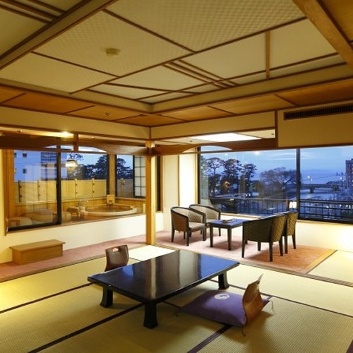 [Guest room] Special room with open-air bath "Pink"