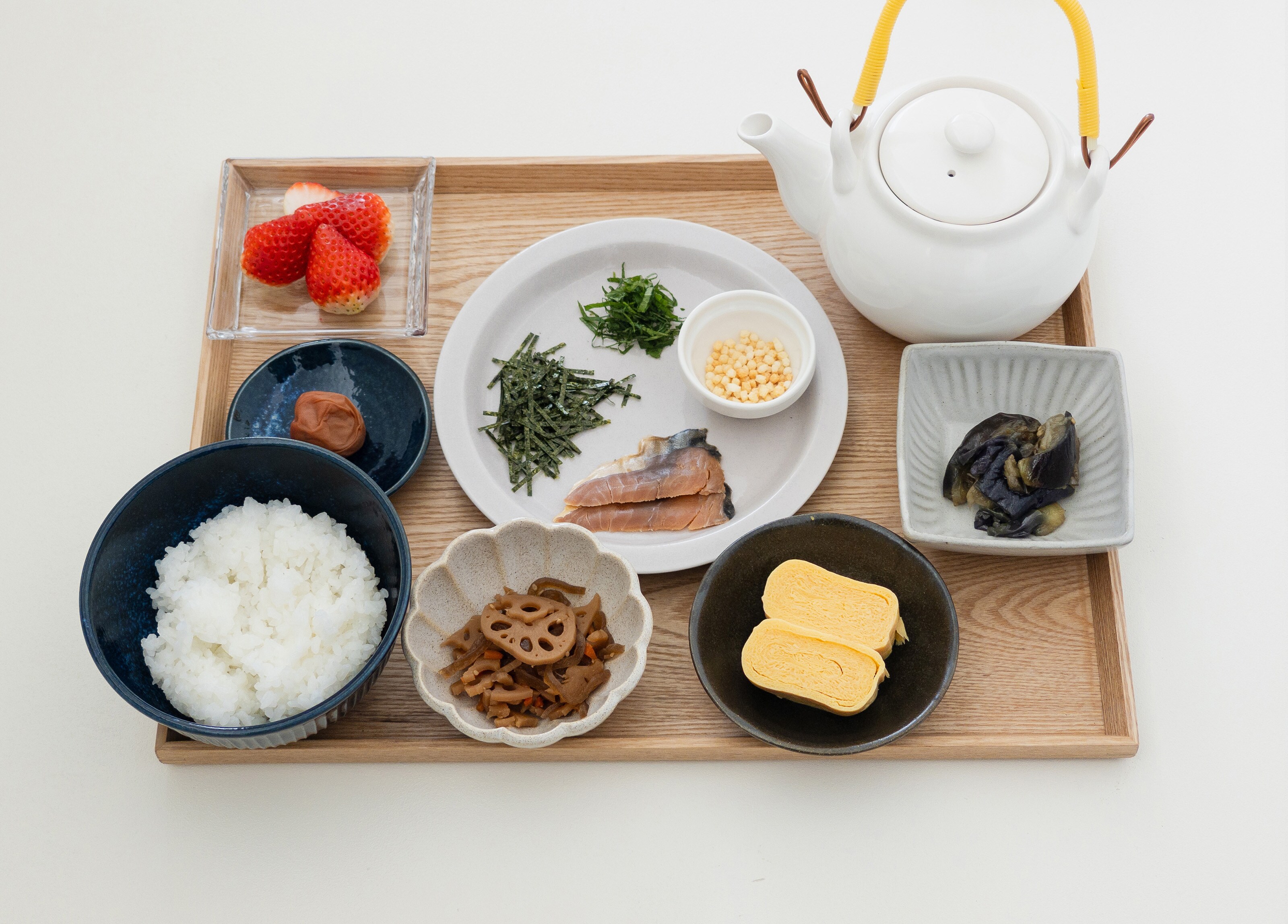Breakfast: Heshiko chazuke set meal