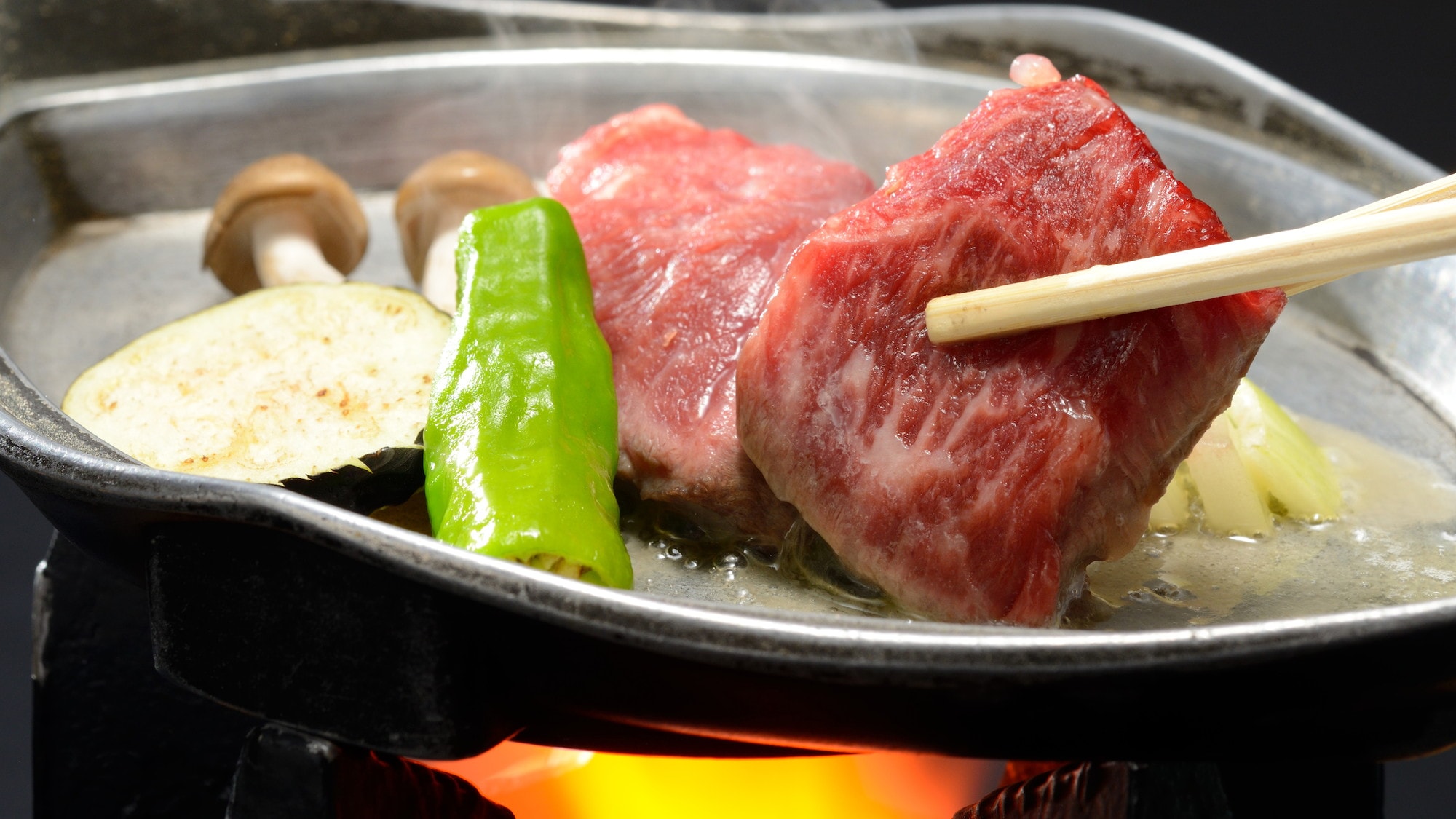 Japanese black beef steak