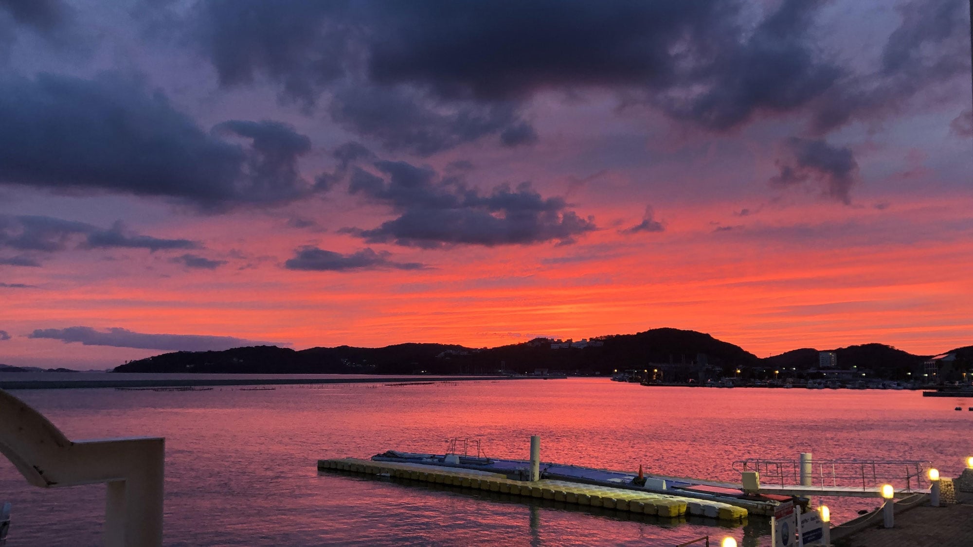 ★Magic Hour★Evening view of the Seto Inland Sea