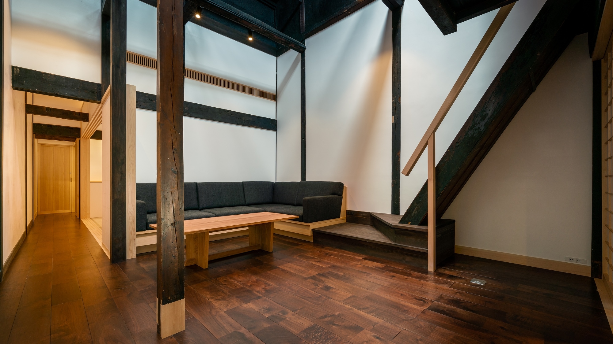[Annex Kanegaya] Hyakujuroku / A charming house / Semi-open-air bath with sauna