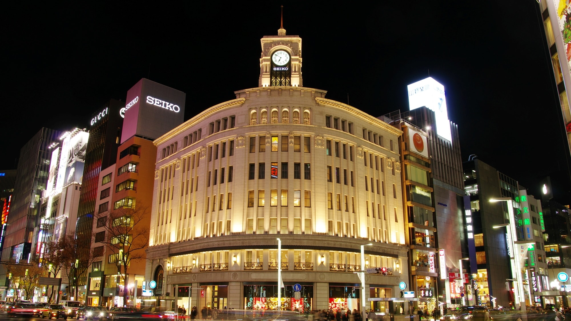 [Cách khách sạn khoảng 6 phút đi bộ] Cửa hàng chính Ginza Wako: Một địa điểm nổi bật ở Ginza, tòa nhà lịch sử này được tượng trưng bởi tháp đồng hồ của nó.