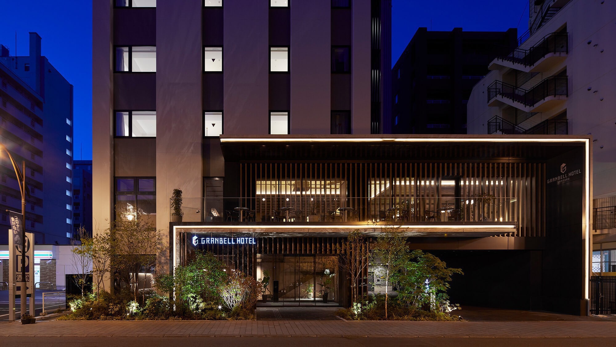 [Exterior] A designer hotel located 8 minutes on foot from Susukino Station