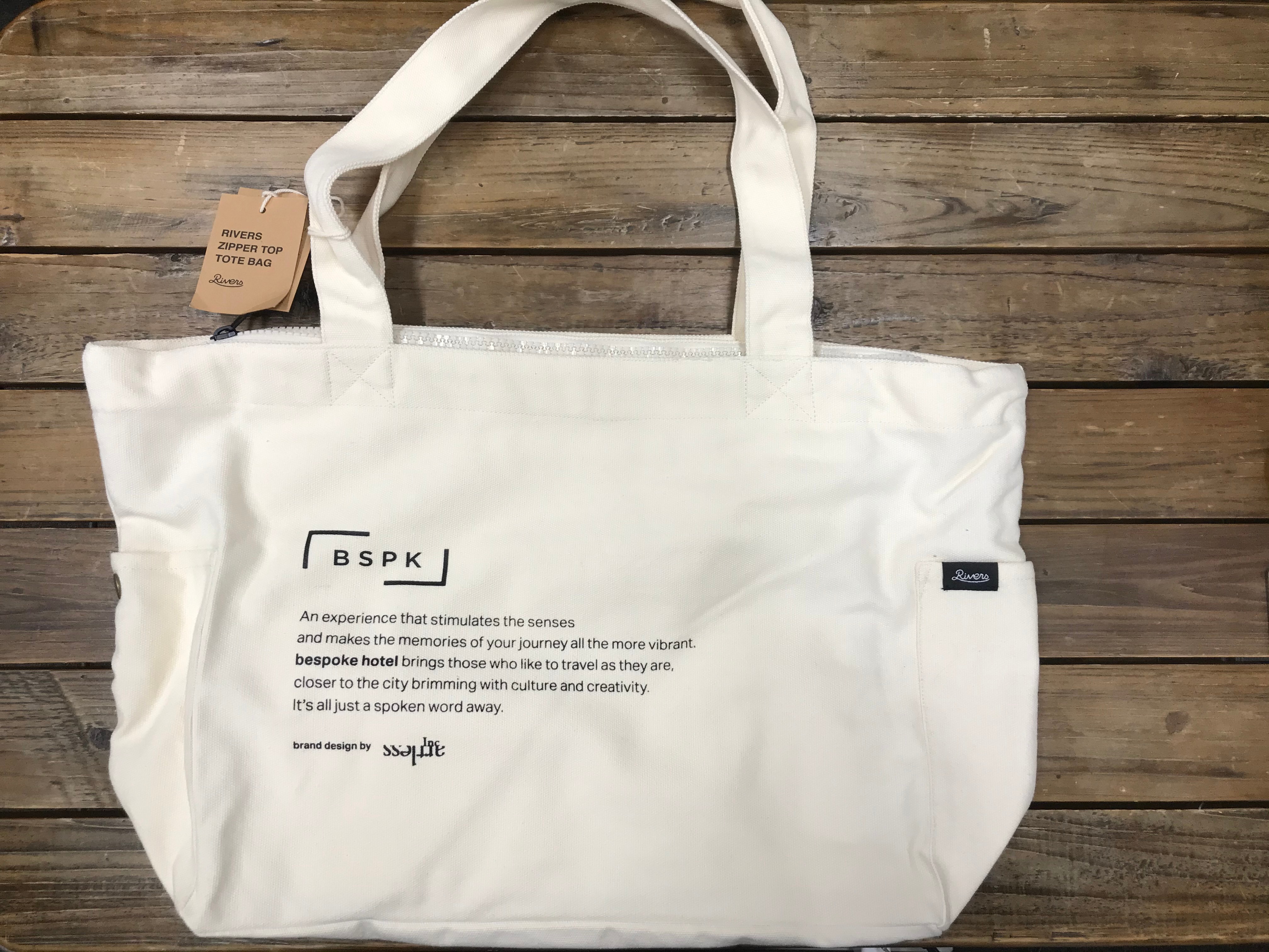 BSPK original tote bag white