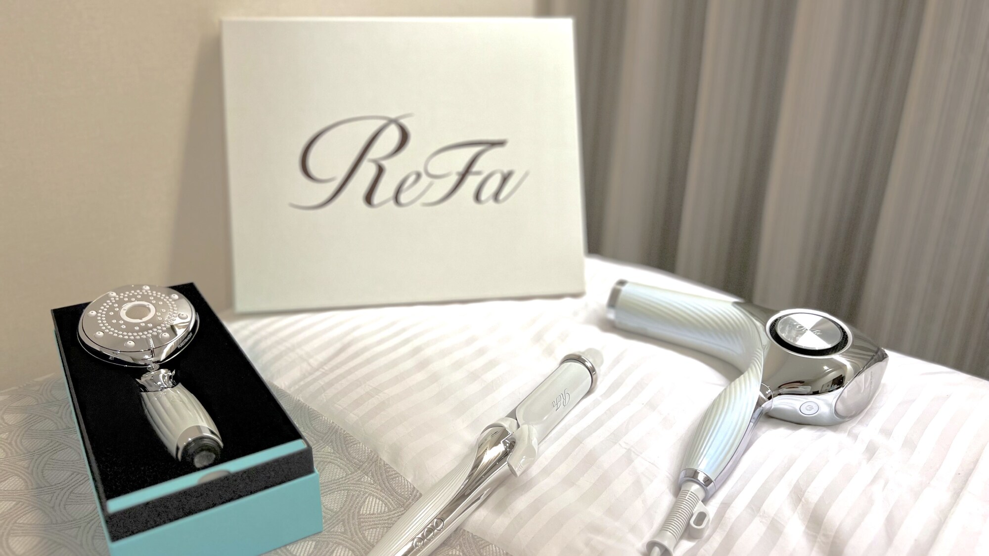 Kolaborasi antara Hotel Tenjin Place Ladies Room dan "ReFa". Penjualan mulai dari pertengahan Agustus