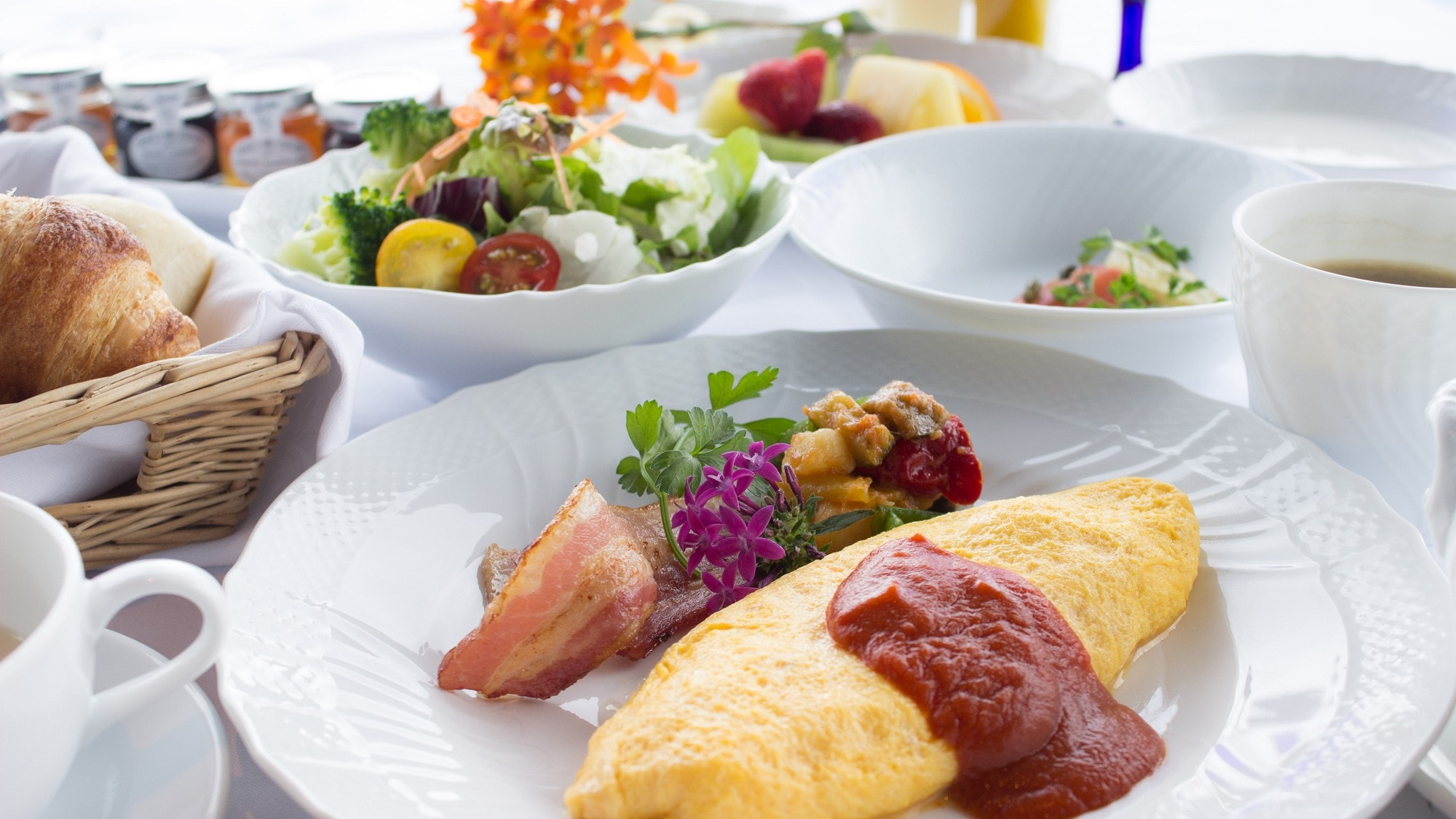 [Breakfast example] American breakfast