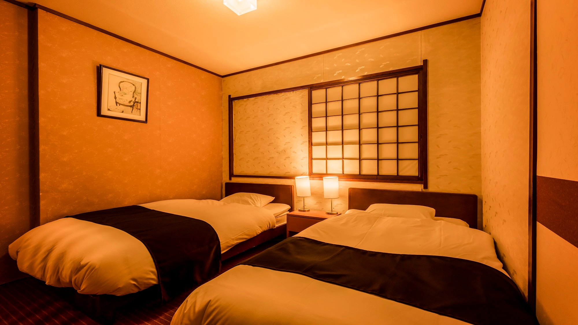 Standard Japanese-Western style room *Example of guest room