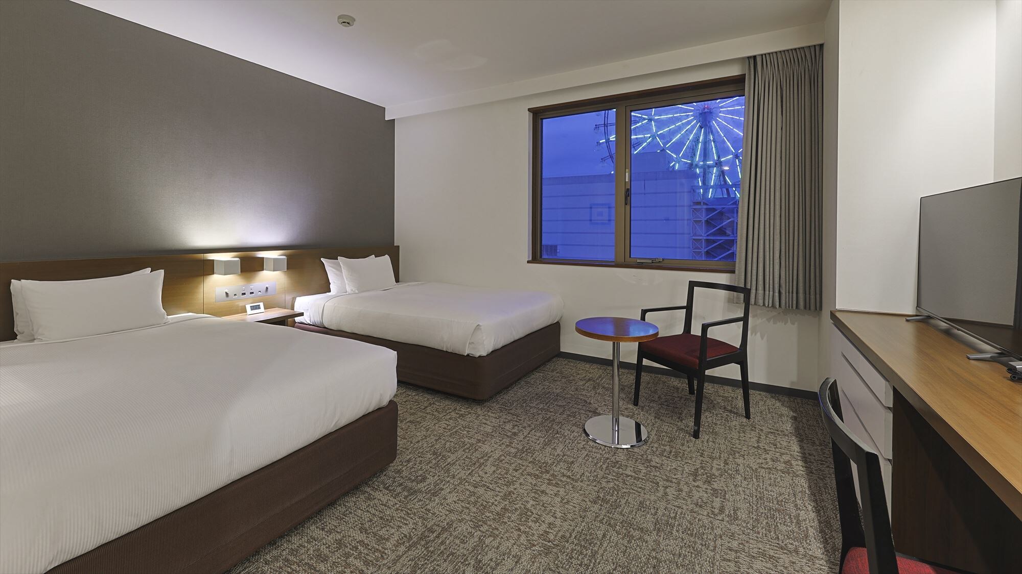 [Standard Twin (North Building) 24㎡] A spacious guest room with plenty of space to spread out your suitcase.