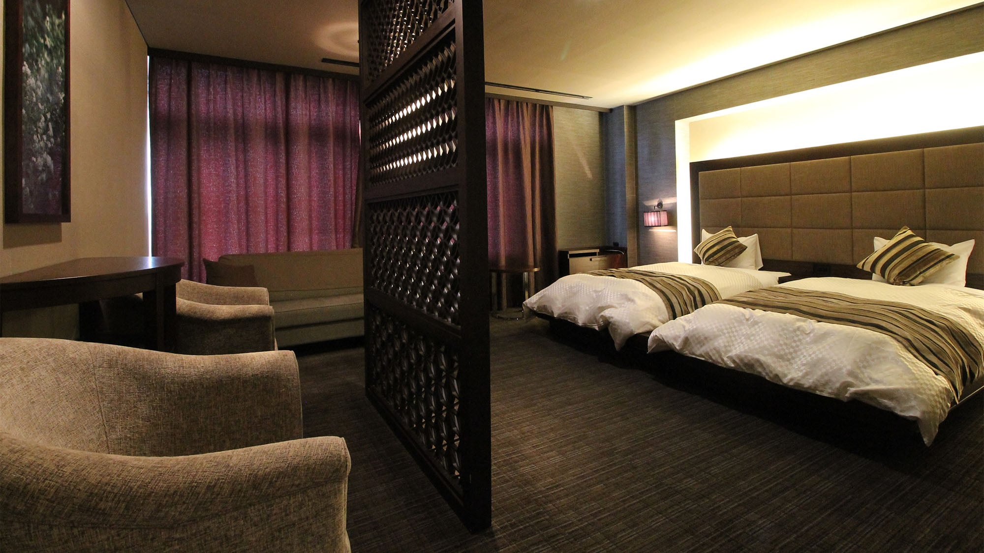 ■ ห้องเตียงคู่สไตล์ตะวันตก