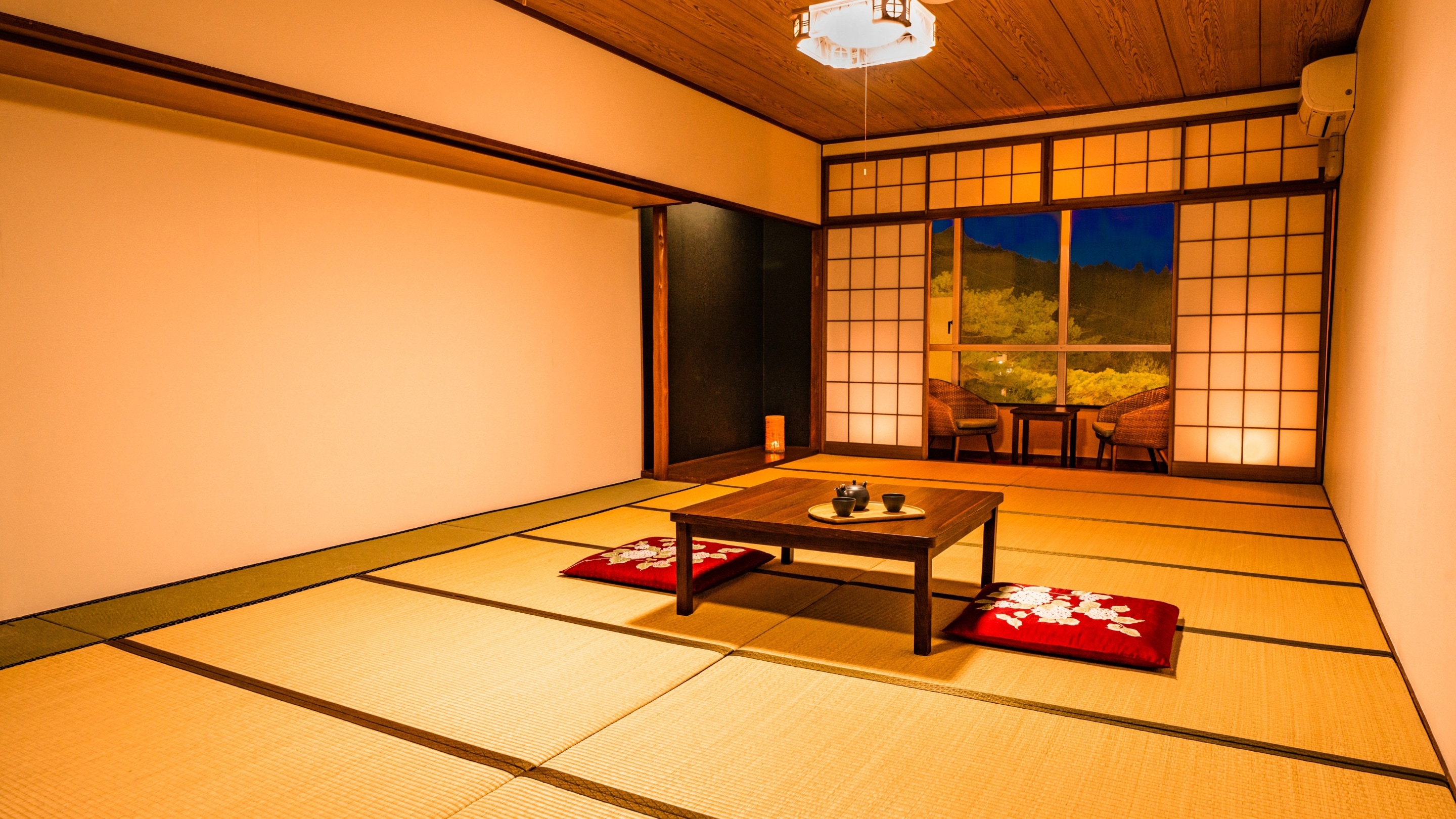 Kamar bergaya Jepang standar (18 tikar tatami) *Contoh kamar tamu