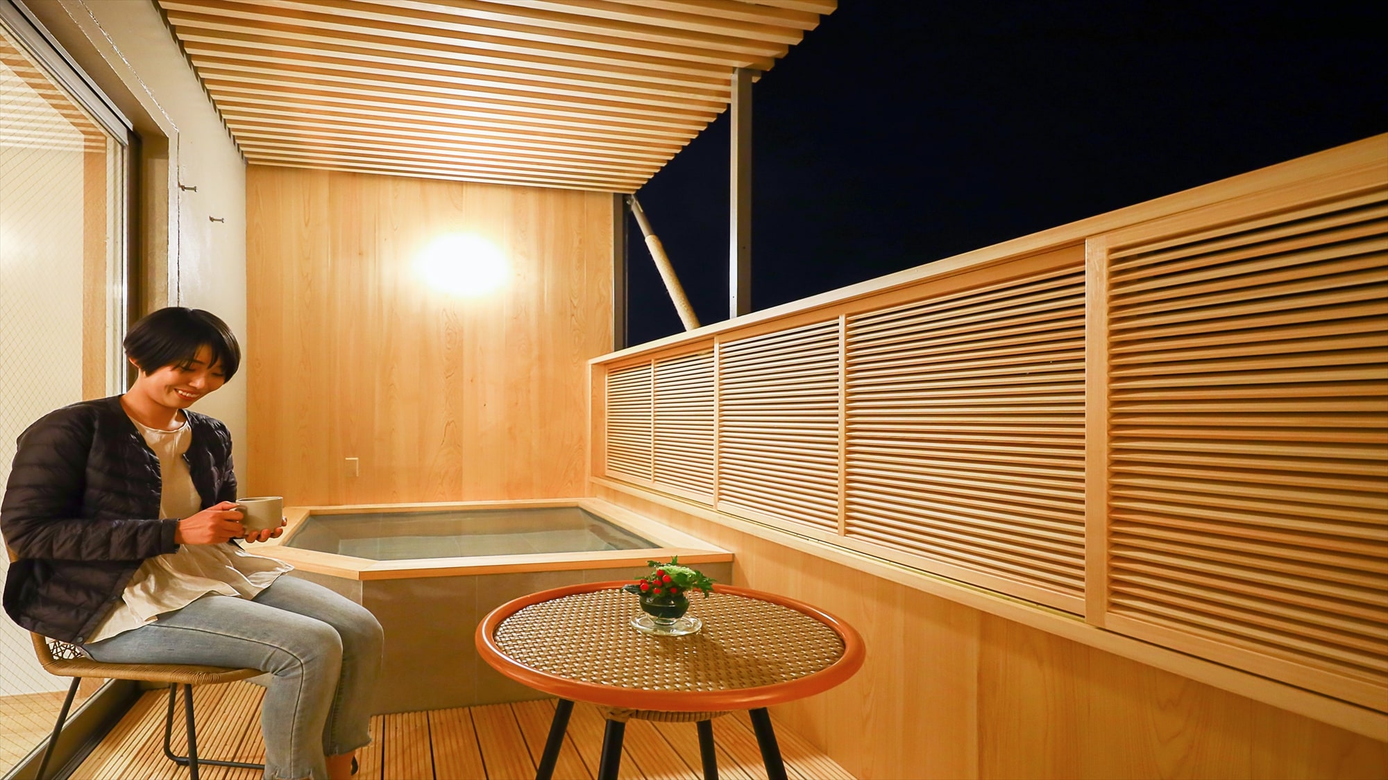 How about tea time on the veranda?