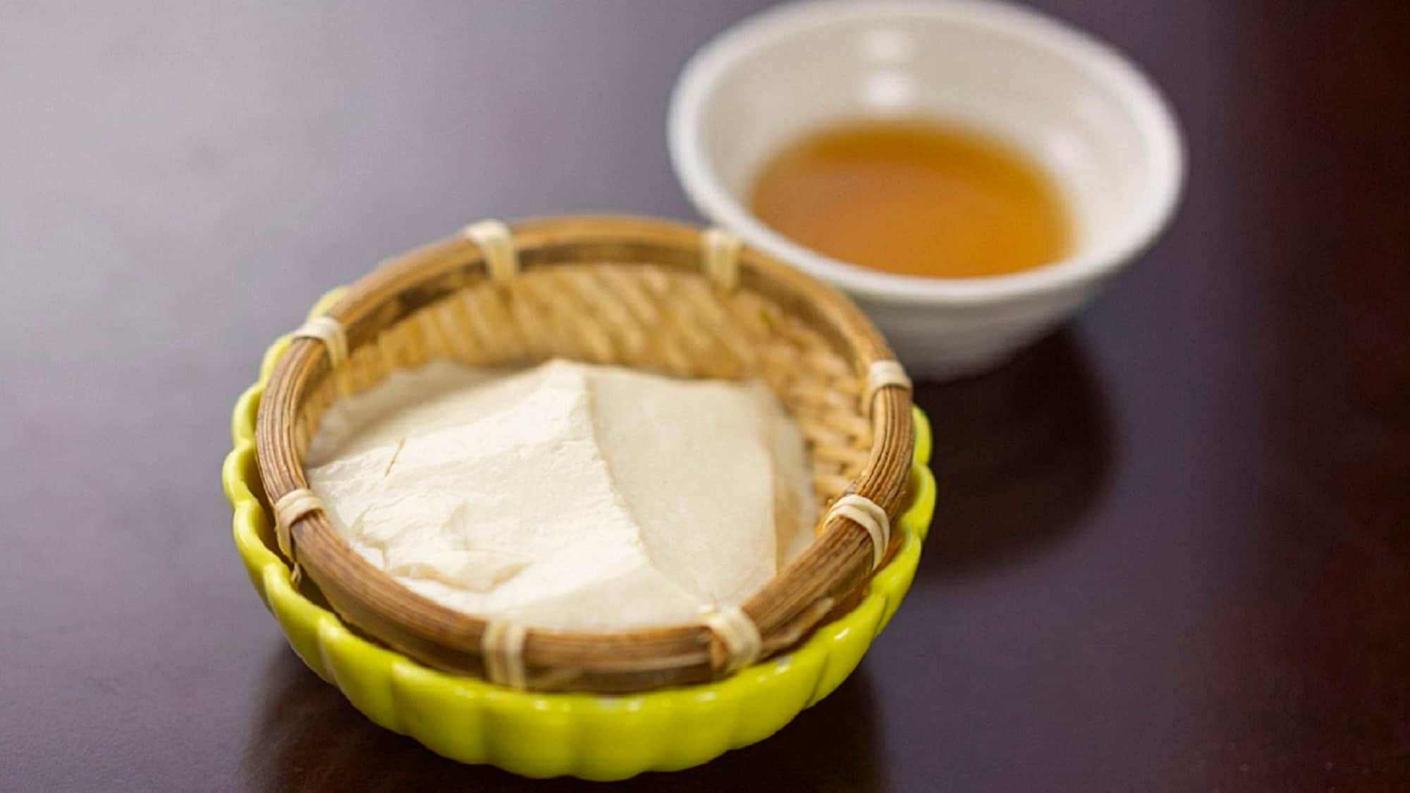 [Breakfast] Zaru tofu served with special sauce